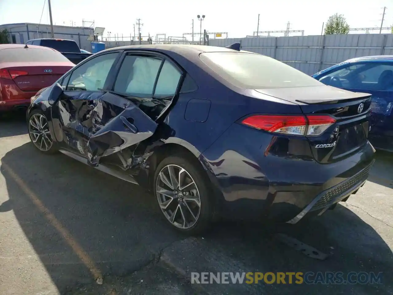 3 Photograph of a damaged car JTDS4MCE6MJ067245 TOYOTA COROLLA 2021