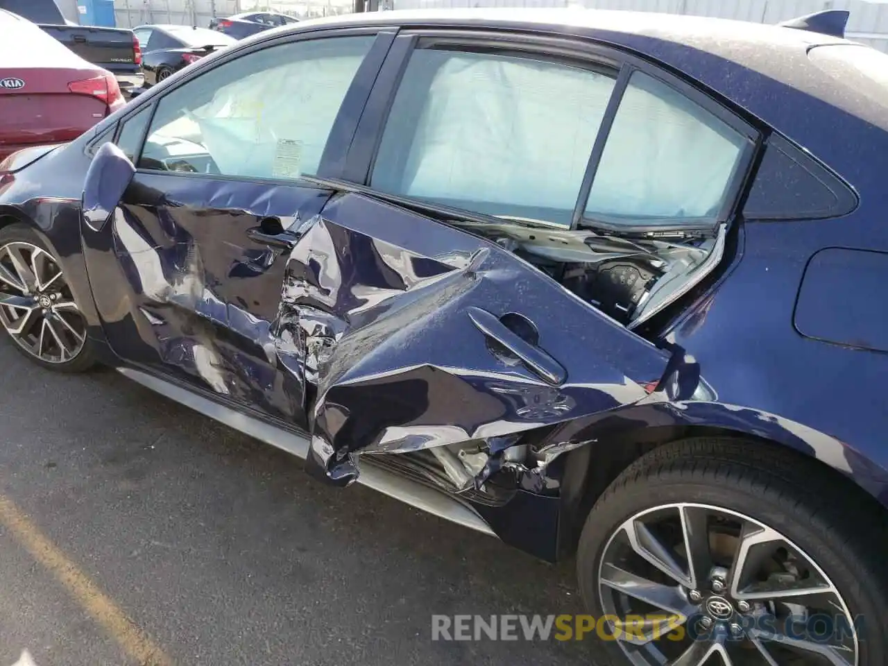 9 Photograph of a damaged car JTDS4MCE6MJ067245 TOYOTA COROLLA 2021