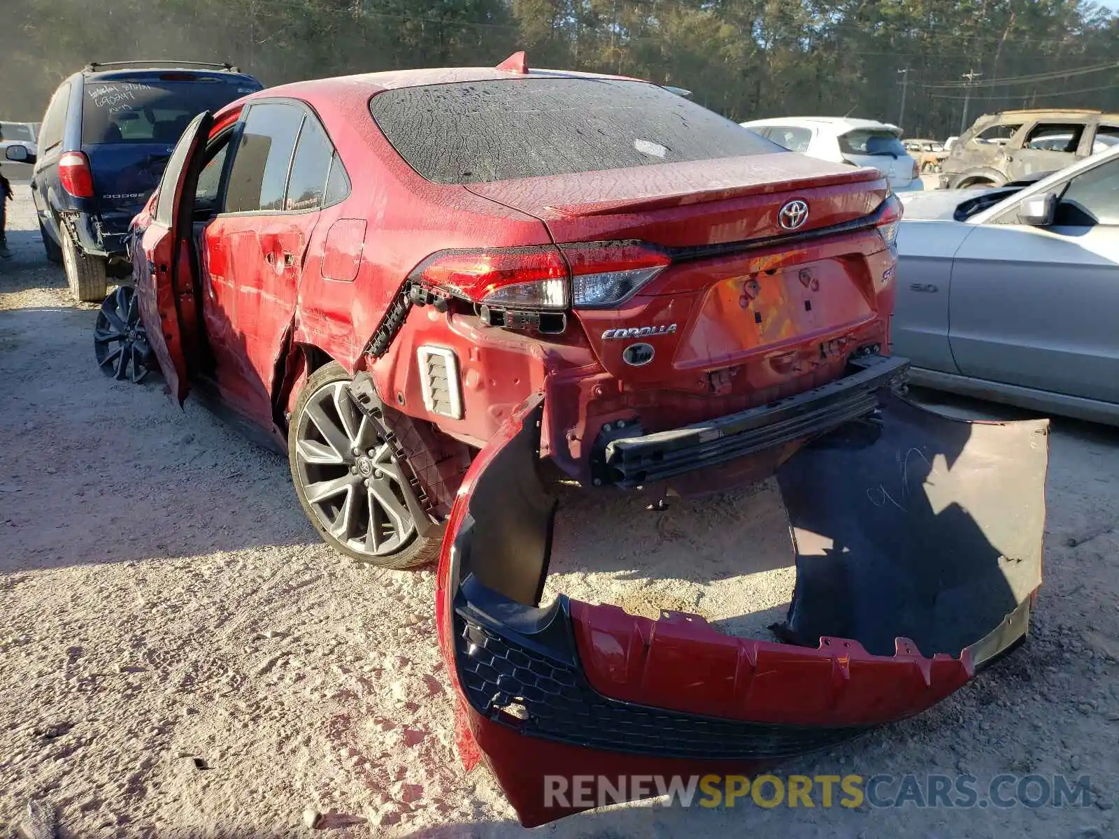 3 Photograph of a damaged car JTDS4MCE6MJ068850 TOYOTA COROLLA 2021