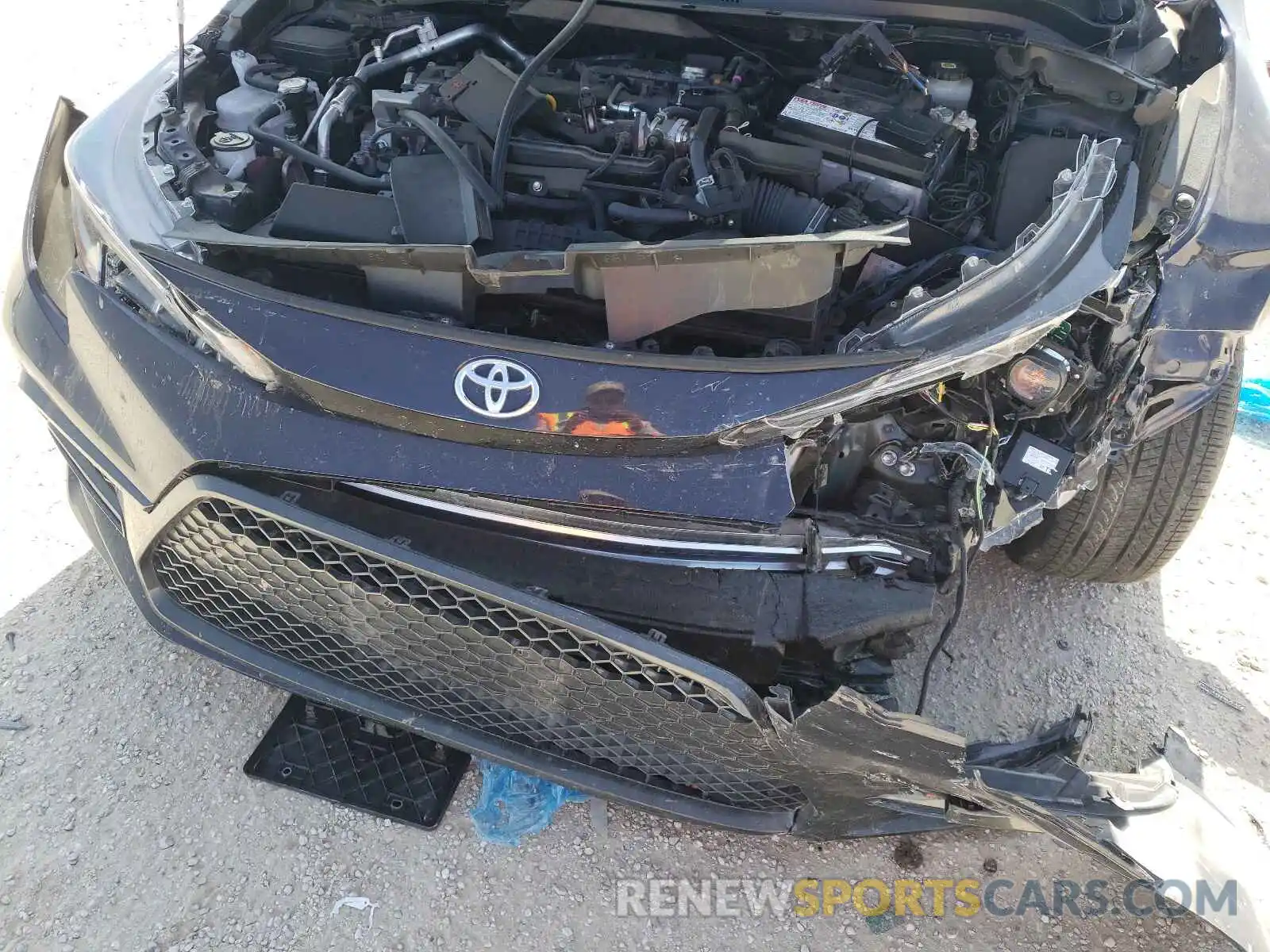 9 Photograph of a damaged car JTDS4MCE6MJ069092 TOYOTA COROLLA 2021