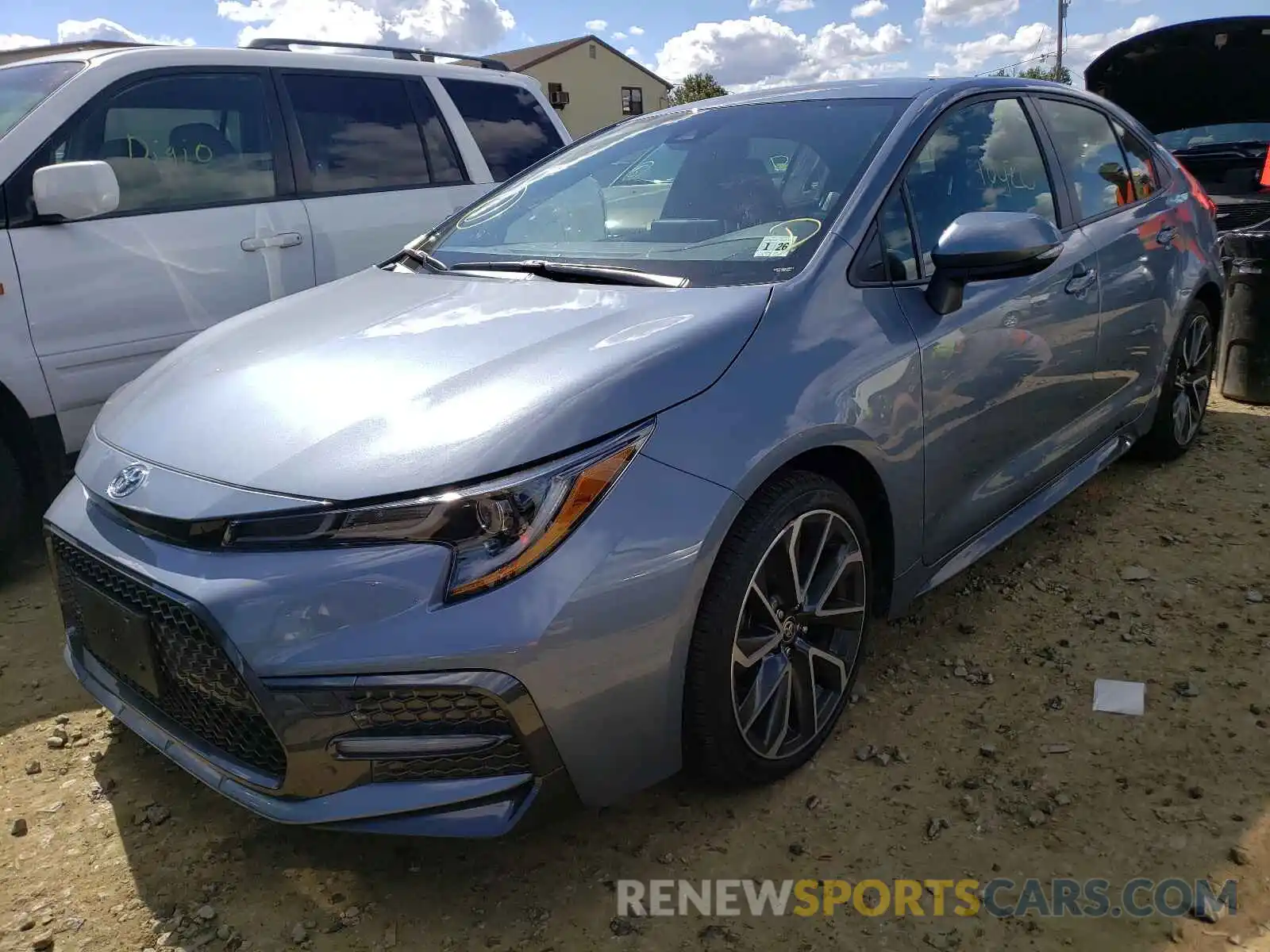 2 Photograph of a damaged car JTDS4MCE6MJ069318 TOYOTA COROLLA 2021