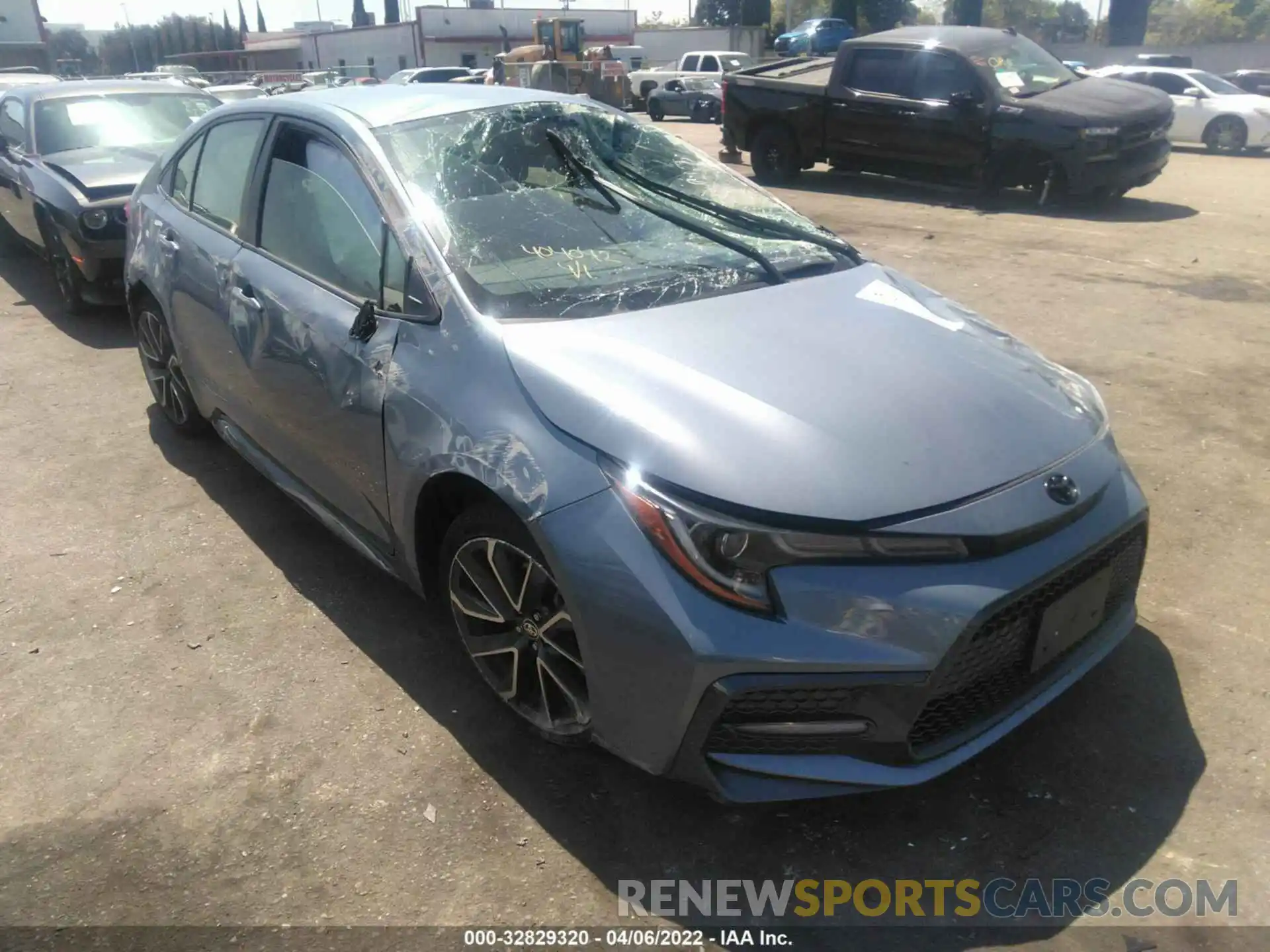 1 Photograph of a damaged car JTDS4MCE6MJ071103 TOYOTA COROLLA 2021