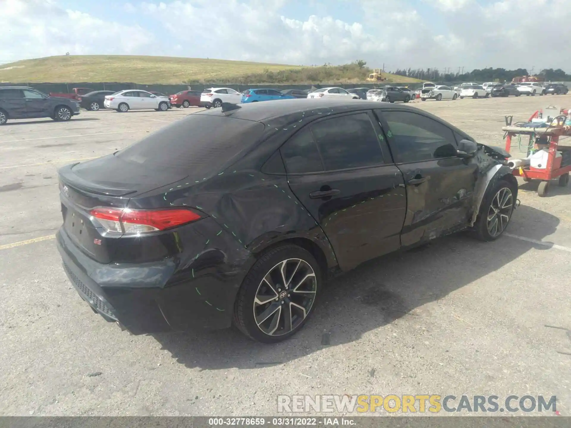 4 Photograph of a damaged car JTDS4MCE6MJ071828 TOYOTA COROLLA 2021