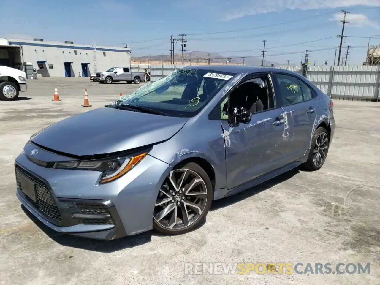 2 Photograph of a damaged car JTDS4MCE6MJ072770 TOYOTA COROLLA 2021