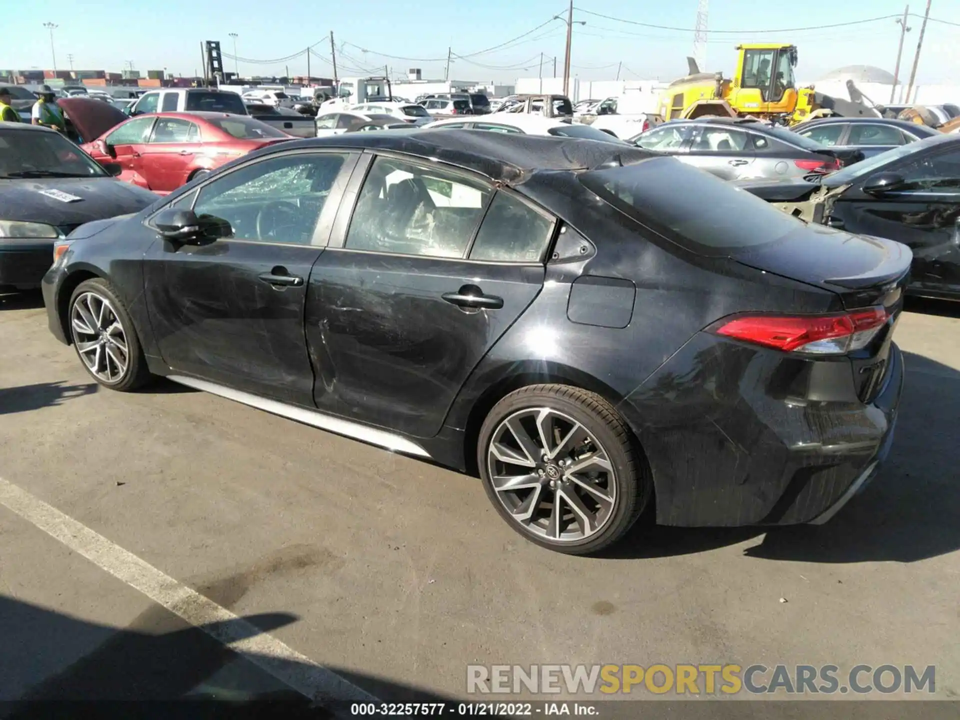 3 Photograph of a damaged car JTDS4MCE6MJ075877 TOYOTA COROLLA 2021