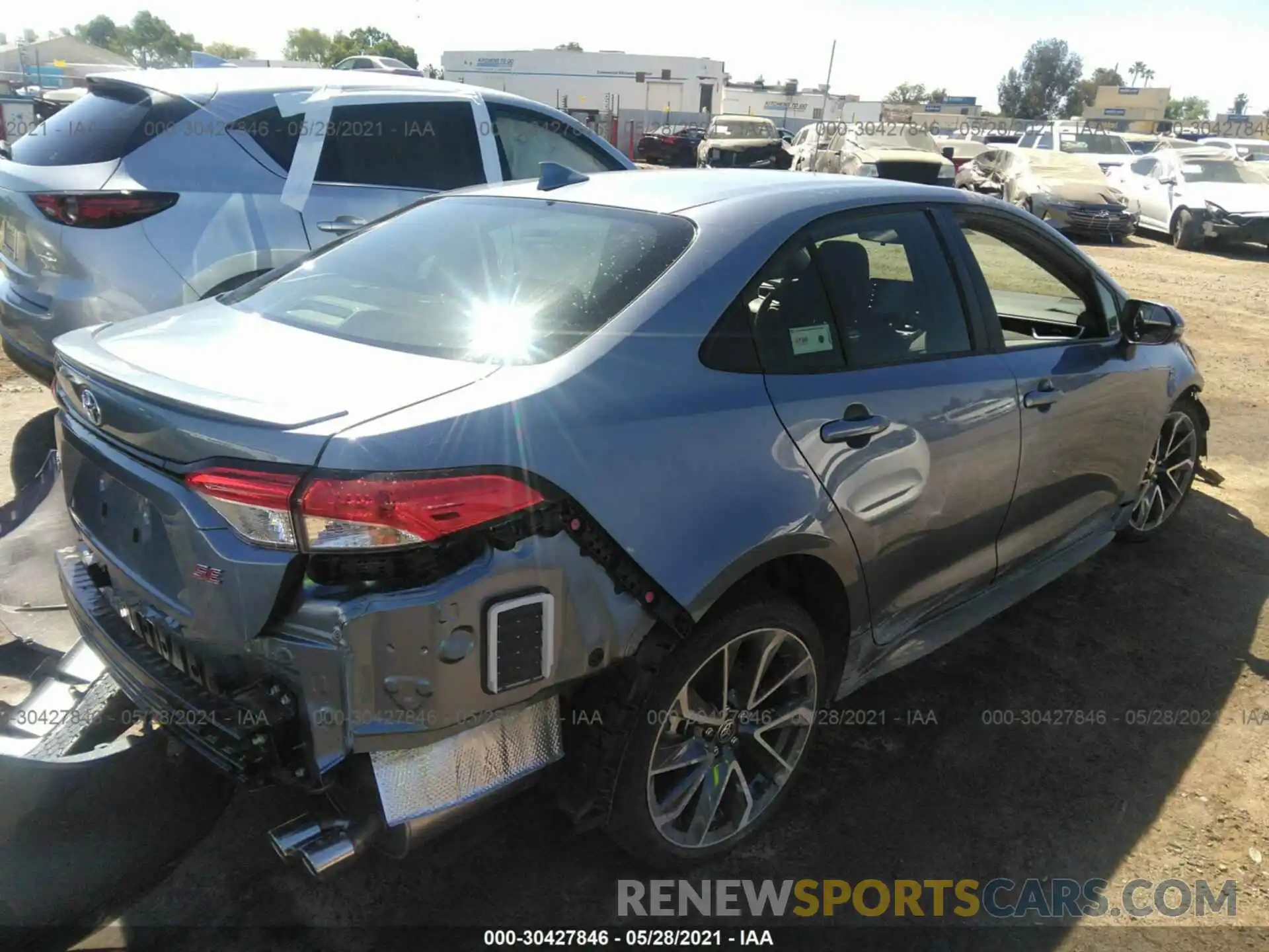 4 Photograph of a damaged car JTDS4MCE6MJ077564 TOYOTA COROLLA 2021