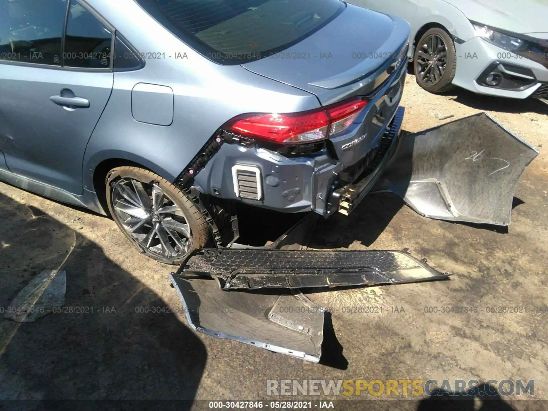 6 Photograph of a damaged car JTDS4MCE6MJ077564 TOYOTA COROLLA 2021