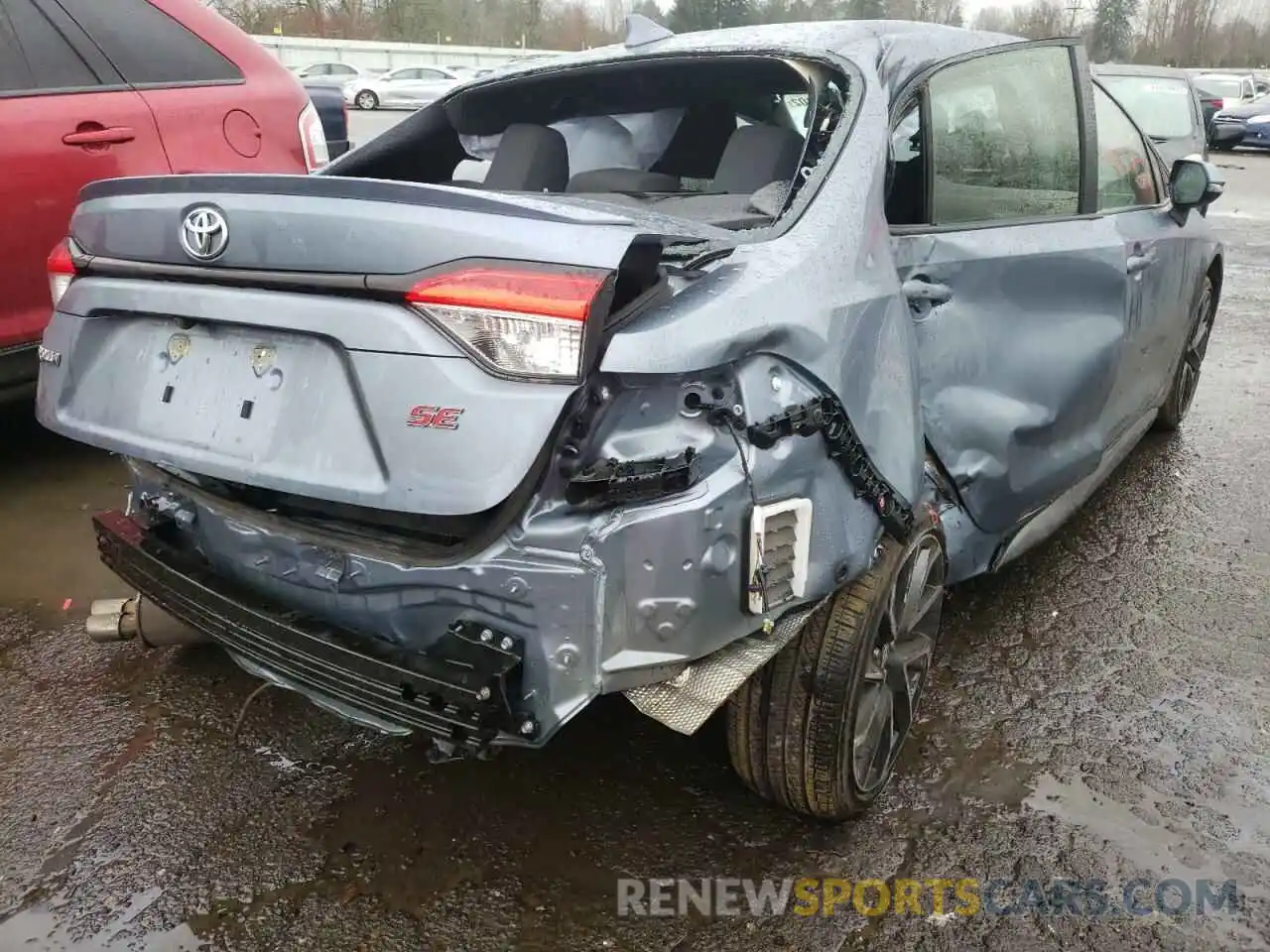 4 Photograph of a damaged car JTDS4MCE6MJ077693 TOYOTA COROLLA 2021