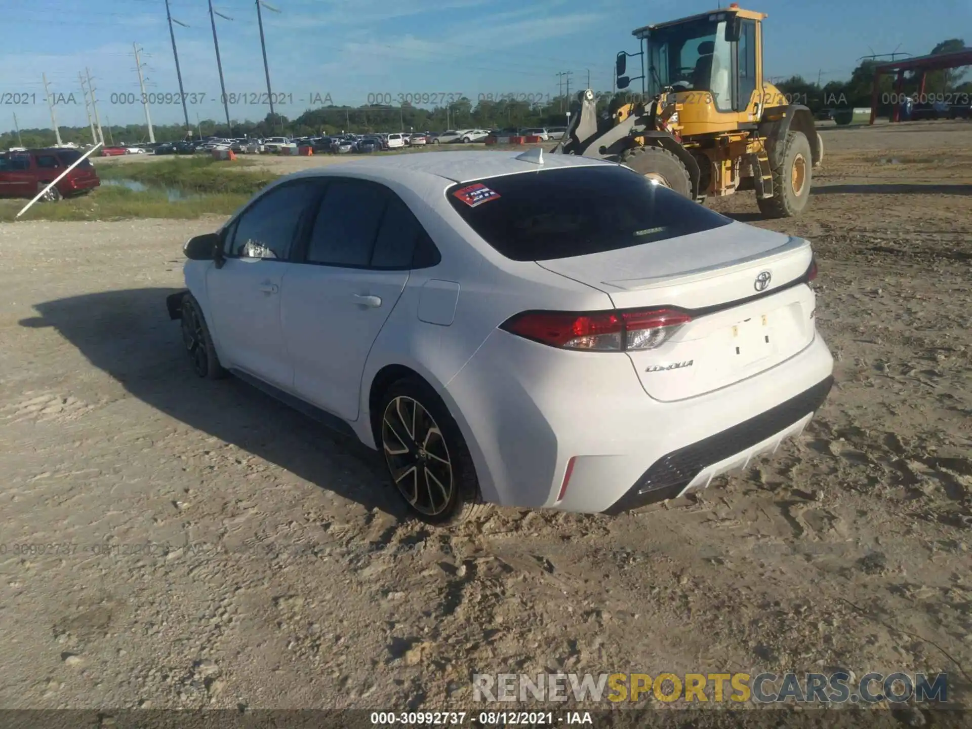 3 Photograph of a damaged car JTDS4MCE6MJ079315 TOYOTA COROLLA 2021