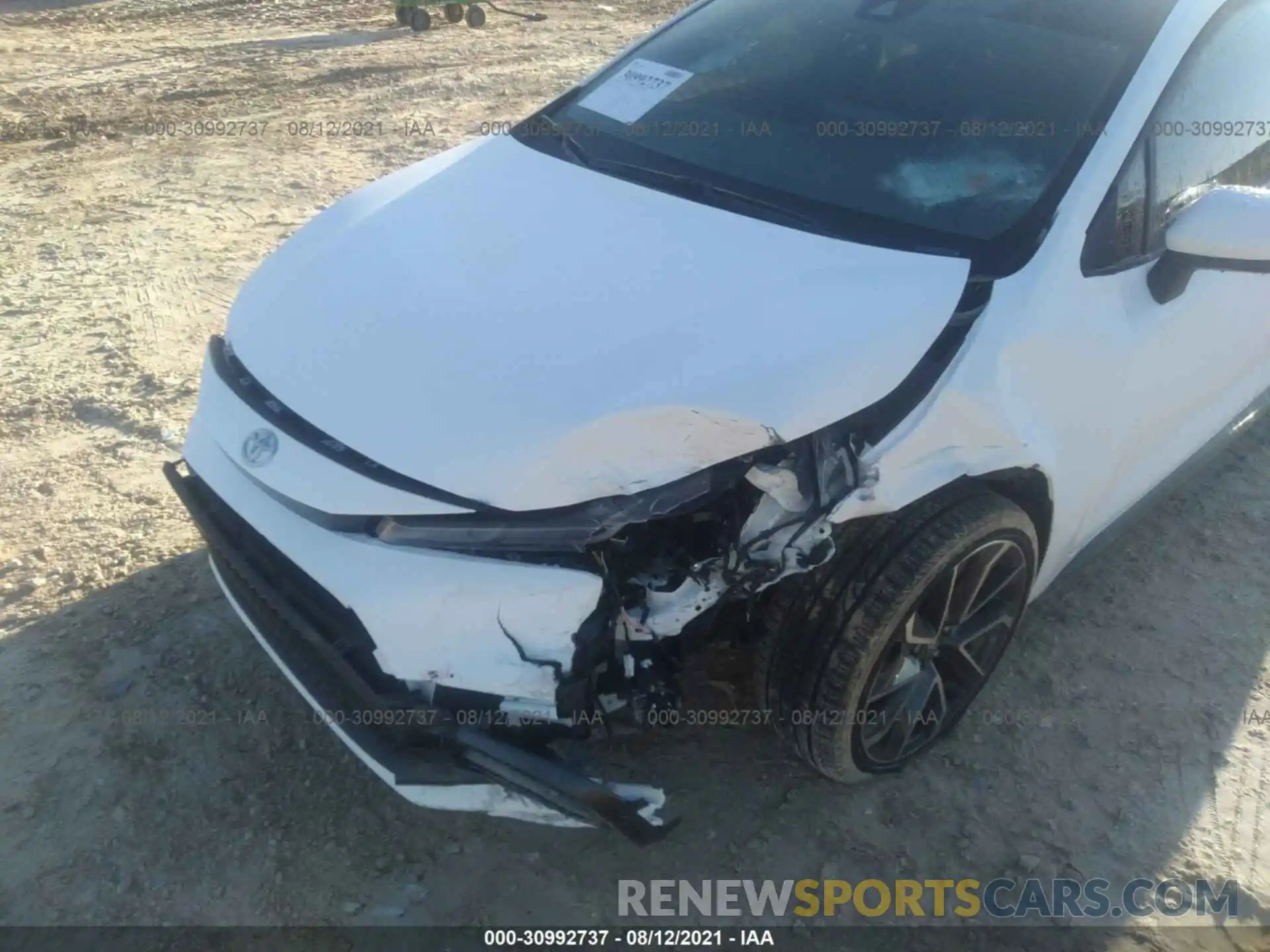 6 Photograph of a damaged car JTDS4MCE6MJ079315 TOYOTA COROLLA 2021