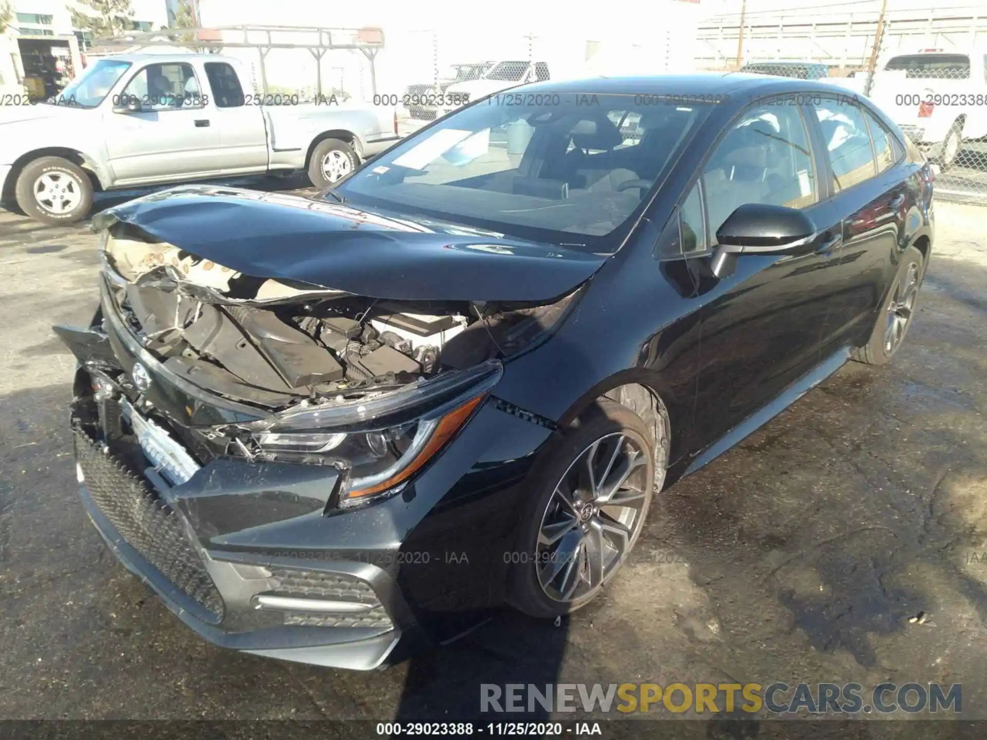 2 Photograph of a damaged car JTDS4MCE7MJ053855 TOYOTA COROLLA 2021