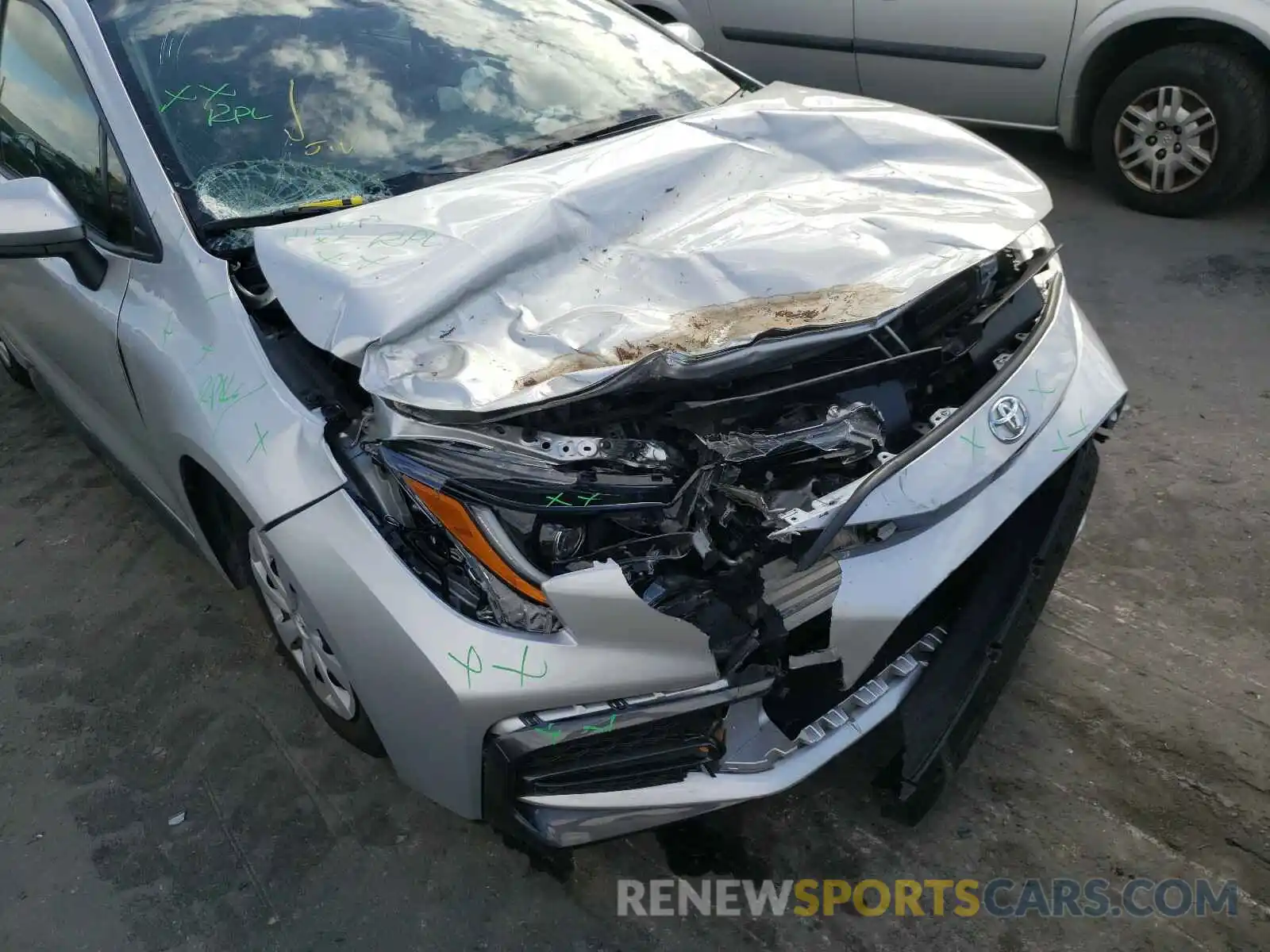 9 Photograph of a damaged car JTDS4MCE7MJ054066 TOYOTA COROLLA 2021