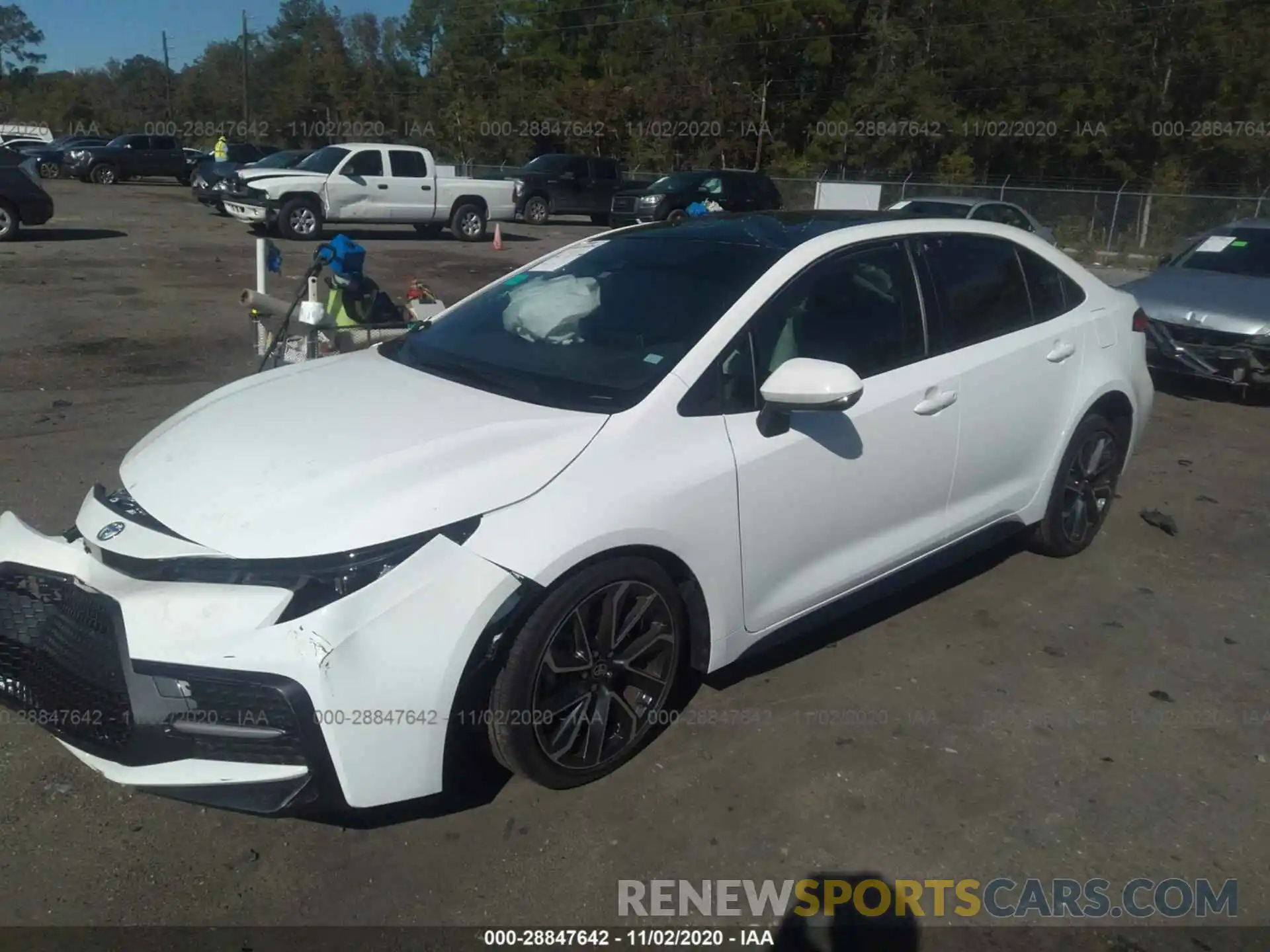 2 Photograph of a damaged car JTDS4MCE7MJ054956 TOYOTA COROLLA 2021