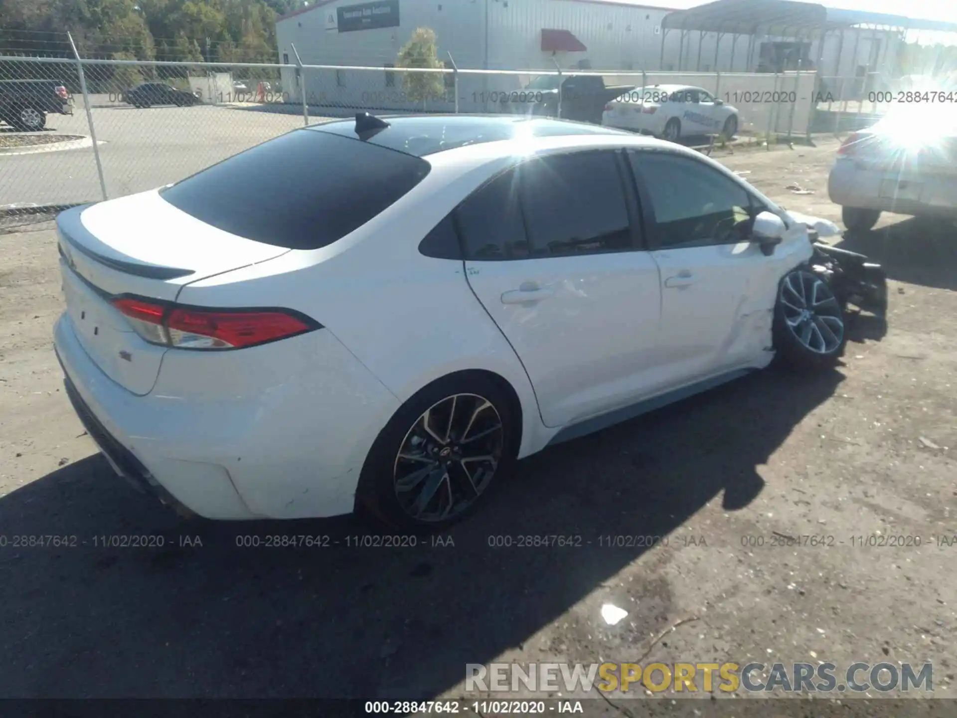 4 Photograph of a damaged car JTDS4MCE7MJ054956 TOYOTA COROLLA 2021