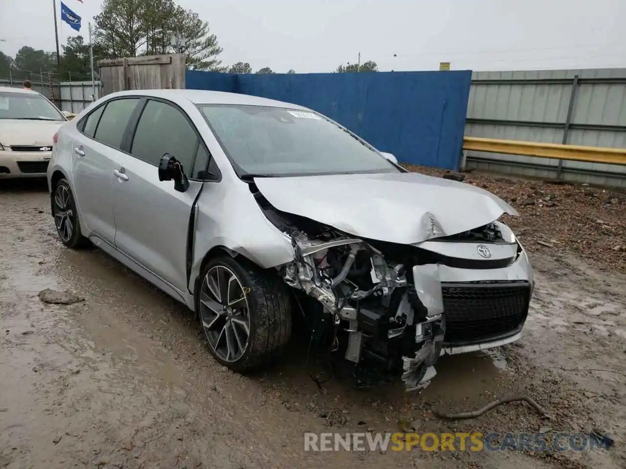 1 Photograph of a damaged car JTDS4MCE7MJ055170 TOYOTA COROLLA 2021