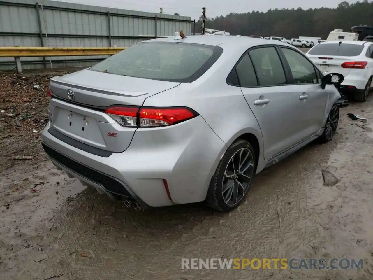 4 Photograph of a damaged car JTDS4MCE7MJ055170 TOYOTA COROLLA 2021