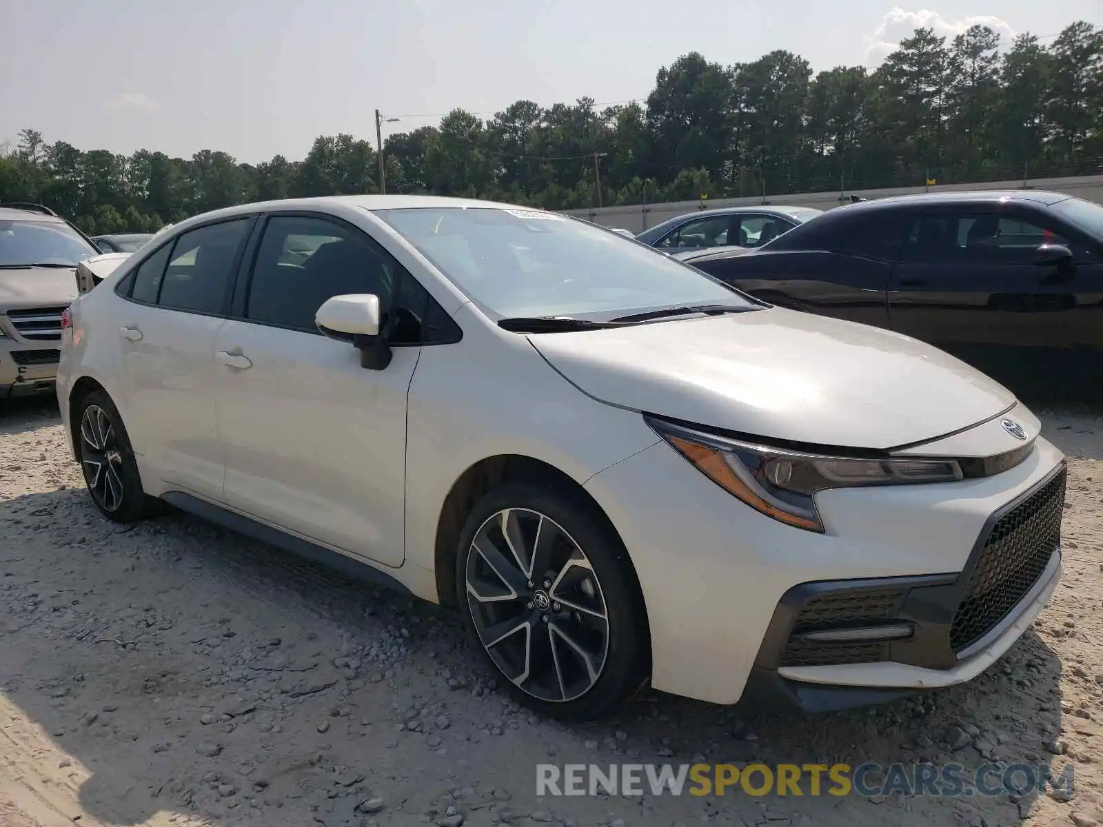 1 Photograph of a damaged car JTDS4MCE7MJ056965 TOYOTA COROLLA 2021