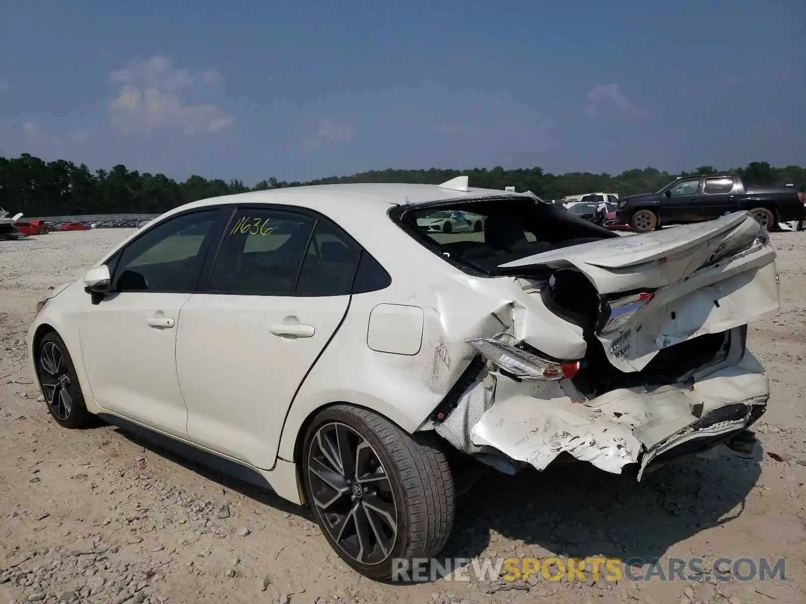 3 Photograph of a damaged car JTDS4MCE7MJ056965 TOYOTA COROLLA 2021