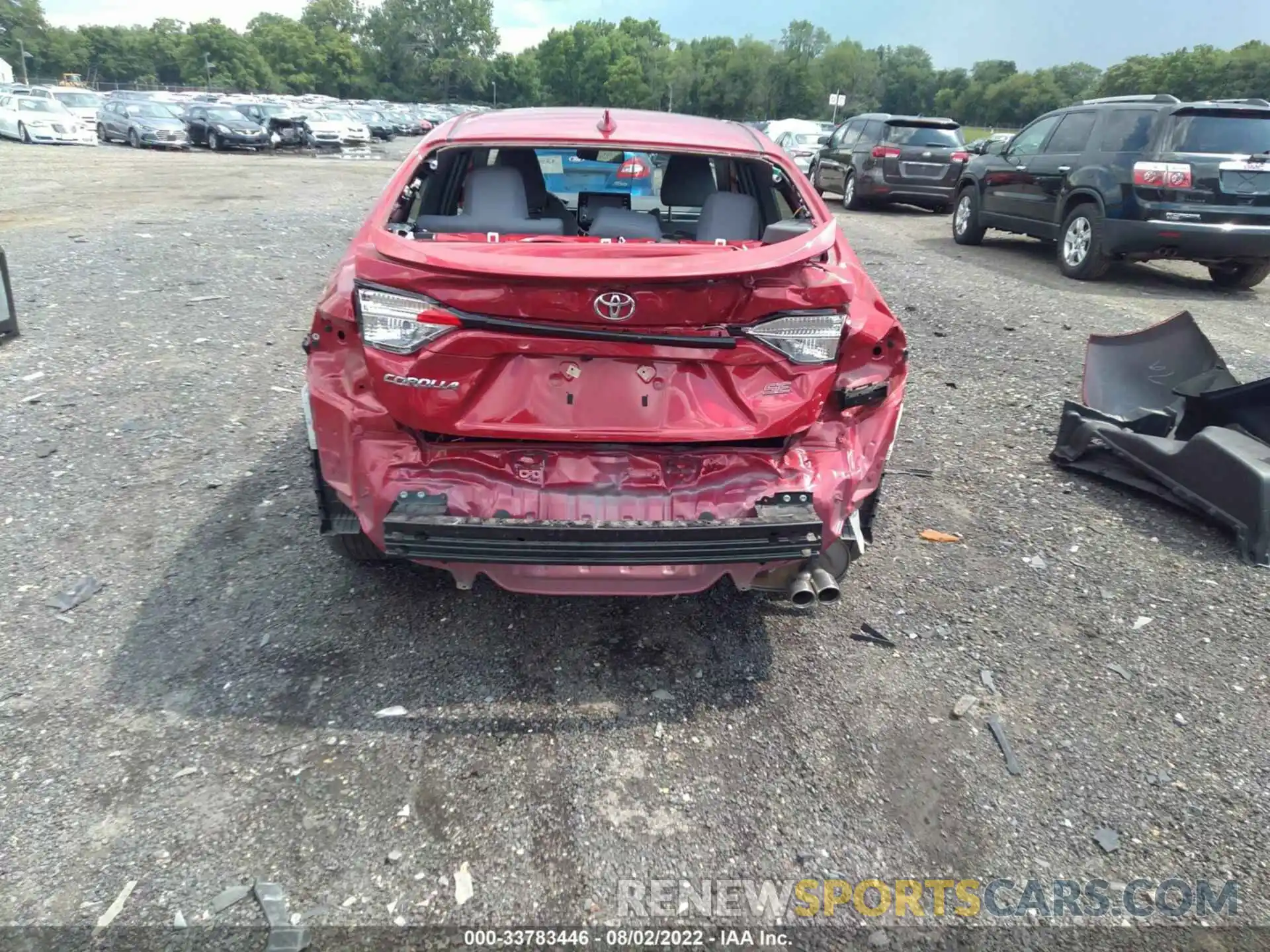 6 Photograph of a damaged car JTDS4MCE7MJ057534 TOYOTA COROLLA 2021