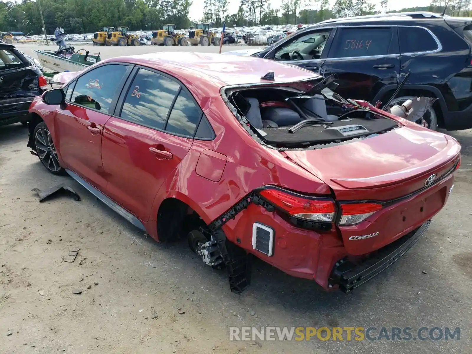 3 Photograph of a damaged car JTDS4MCE7MJ058599 TOYOTA COROLLA 2021