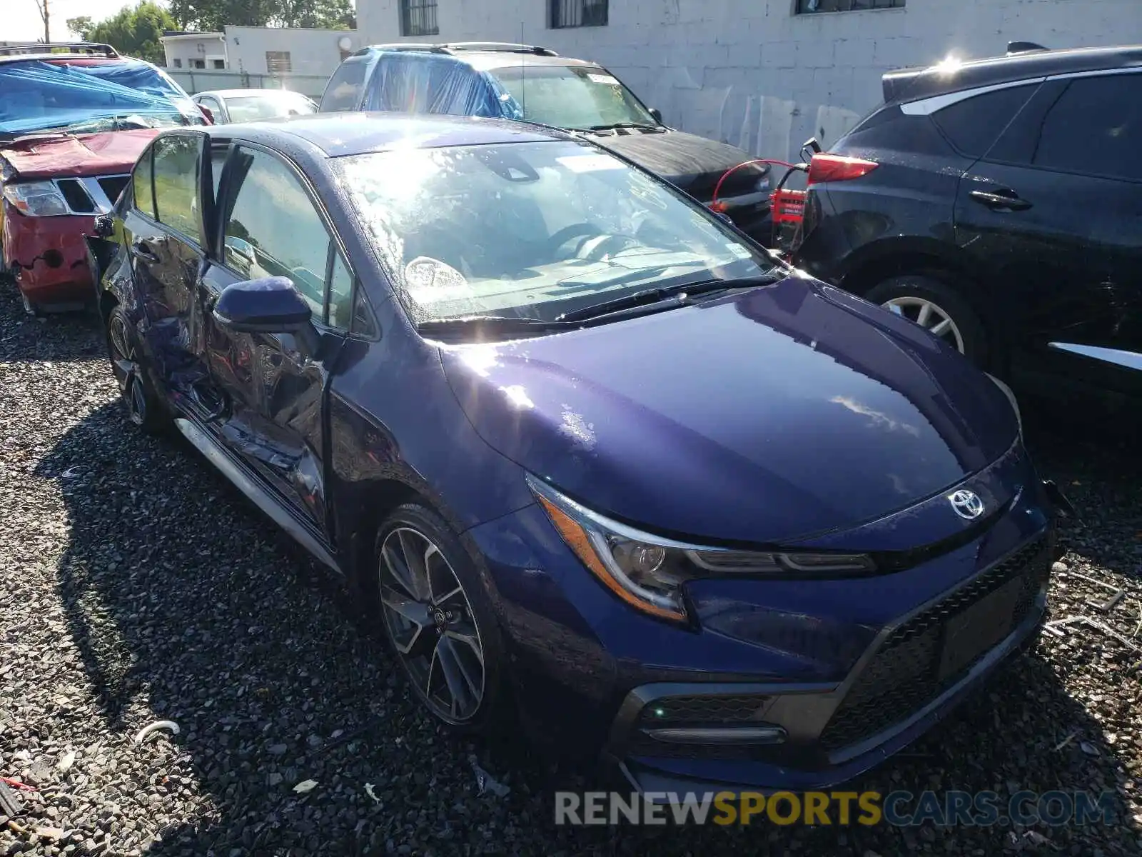 1 Photograph of a damaged car JTDS4MCE7MJ058666 TOYOTA COROLLA 2021