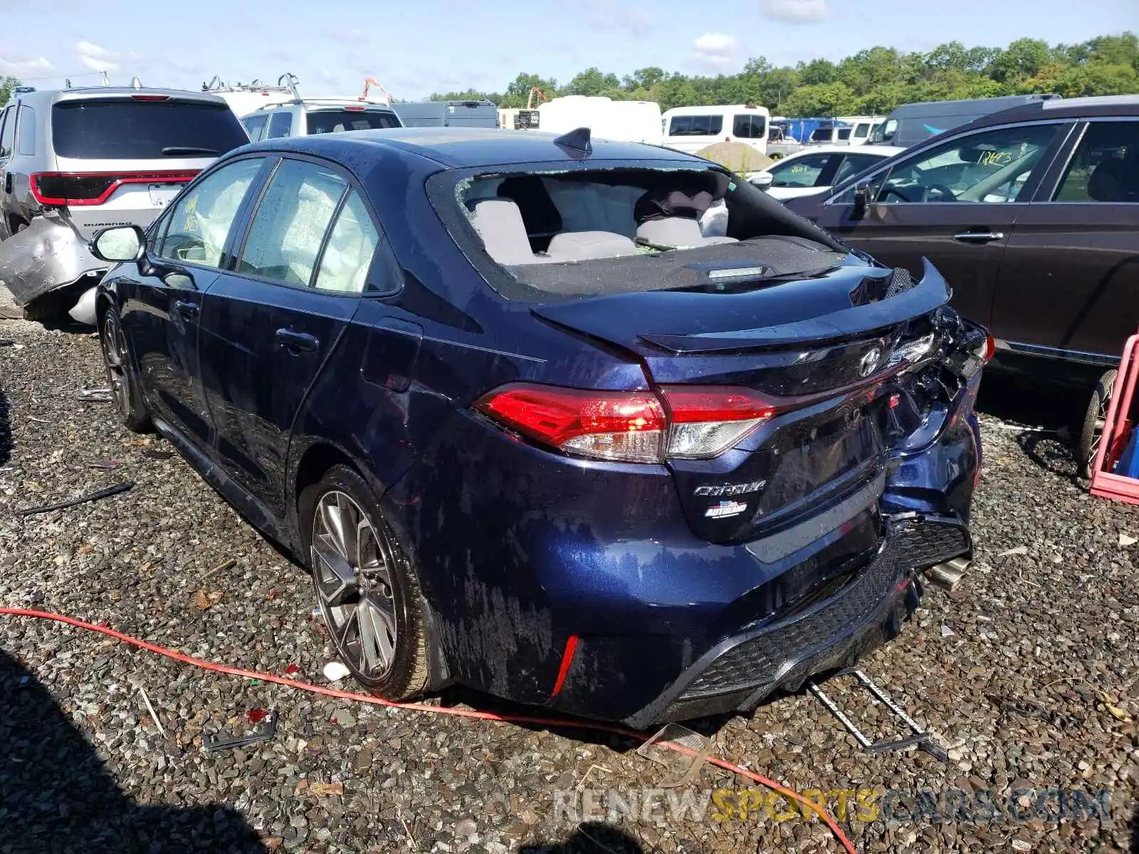 3 Photograph of a damaged car JTDS4MCE7MJ058666 TOYOTA COROLLA 2021