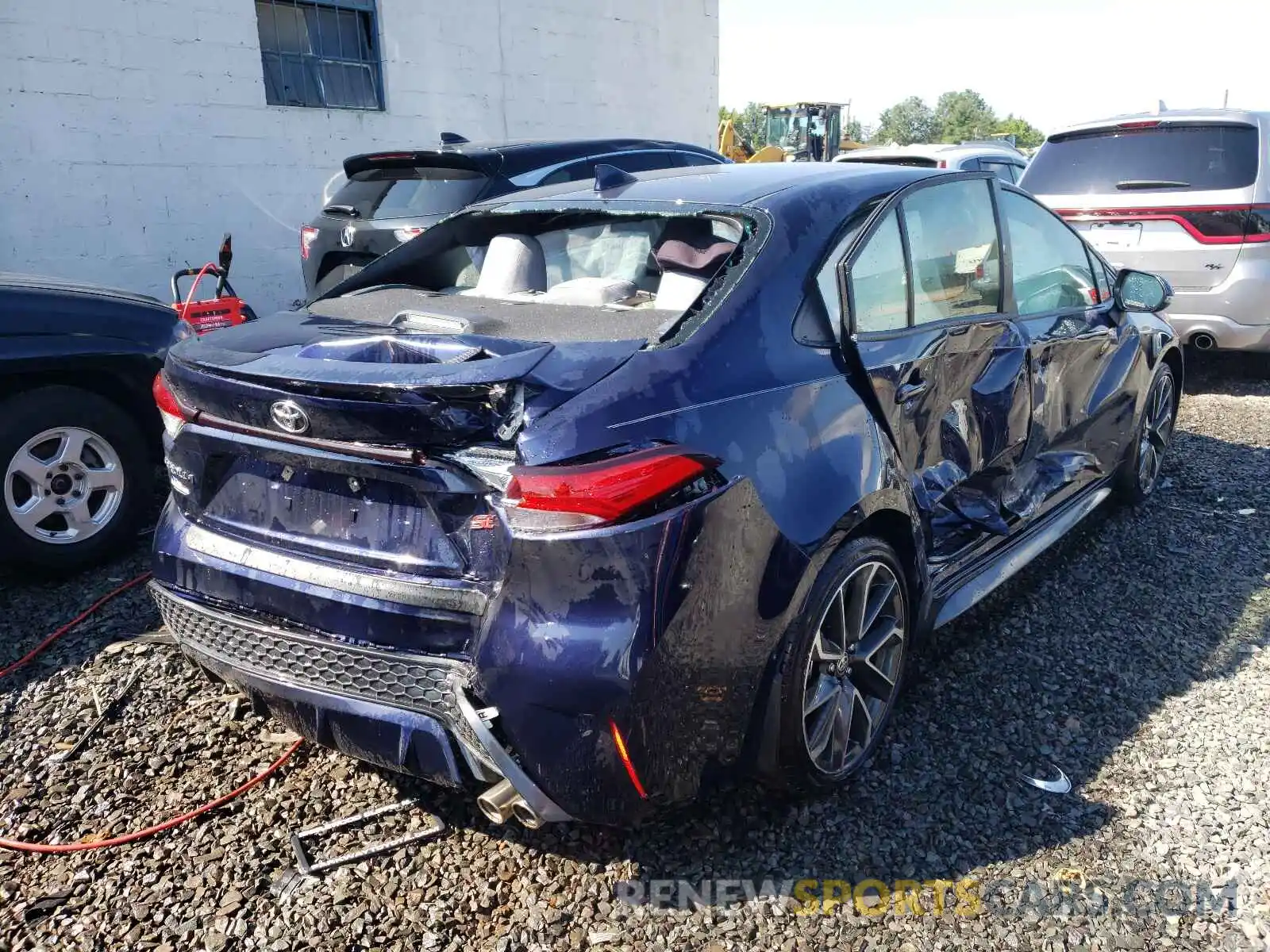 4 Photograph of a damaged car JTDS4MCE7MJ058666 TOYOTA COROLLA 2021