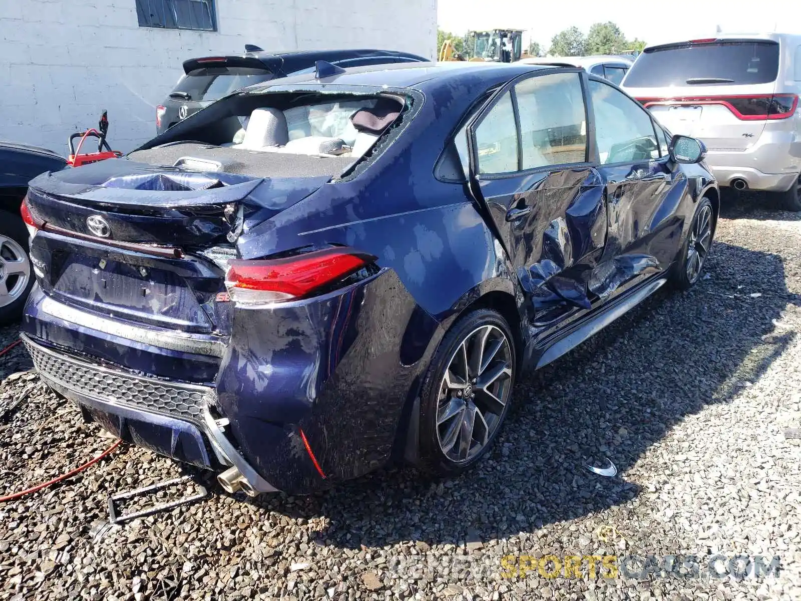 9 Photograph of a damaged car JTDS4MCE7MJ058666 TOYOTA COROLLA 2021