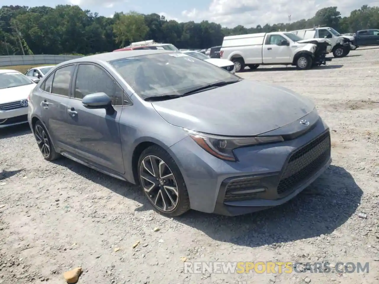 1 Photograph of a damaged car JTDS4MCE7MJ059087 TOYOTA COROLLA 2021