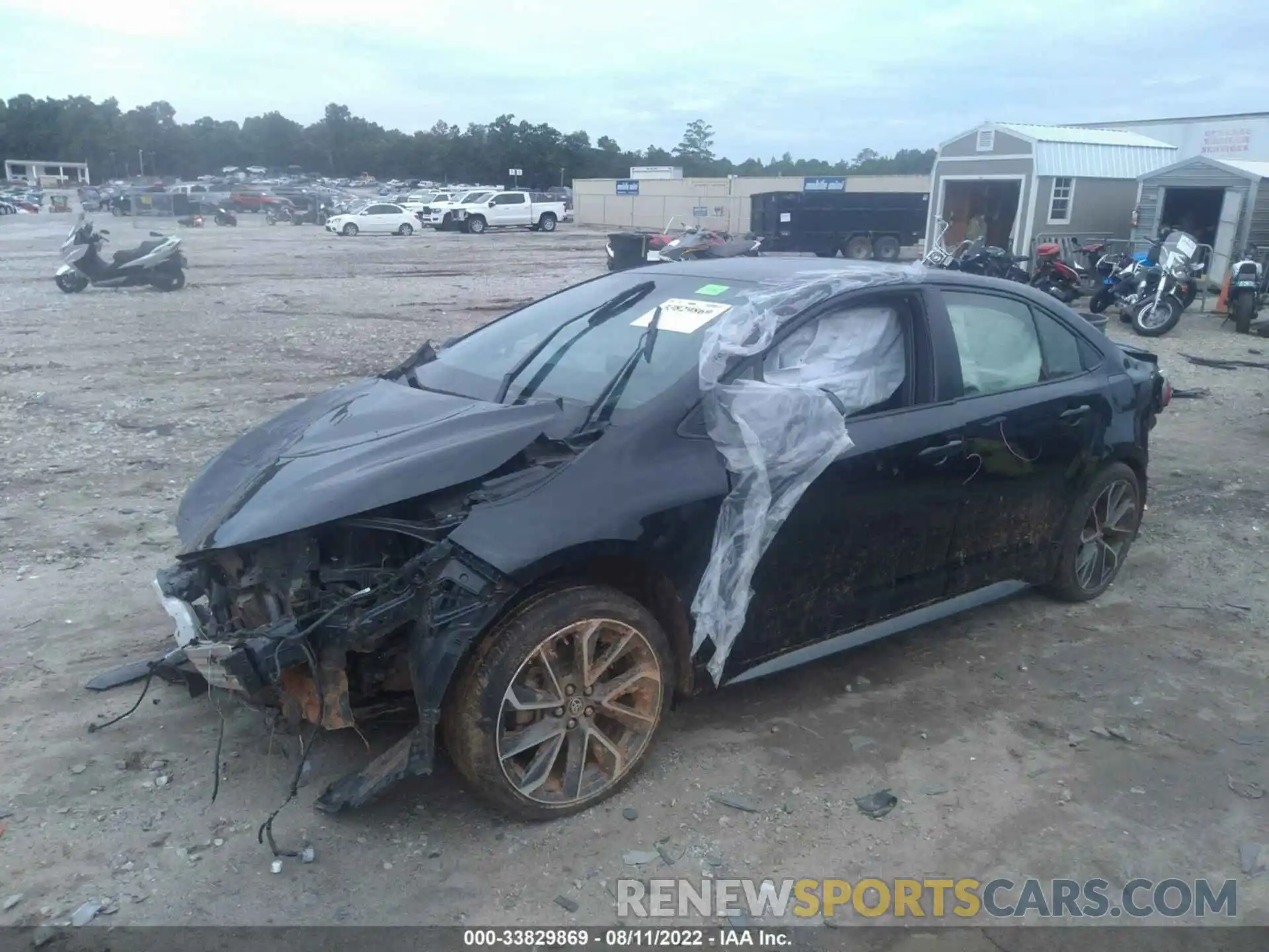 2 Photograph of a damaged car JTDS4MCE7MJ059316 TOYOTA COROLLA 2021