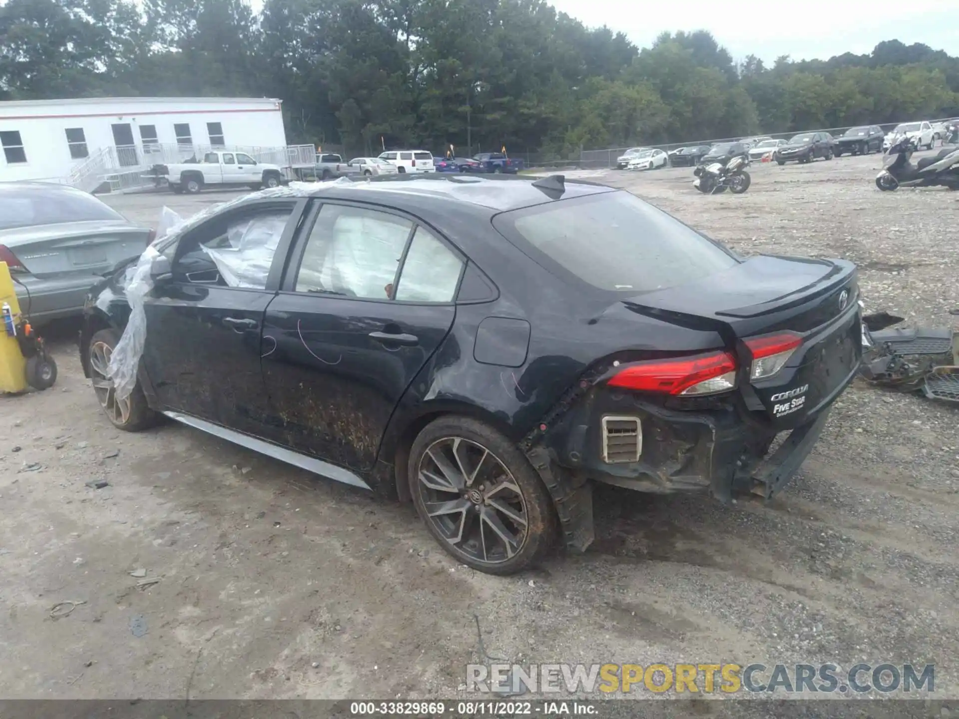 3 Photograph of a damaged car JTDS4MCE7MJ059316 TOYOTA COROLLA 2021