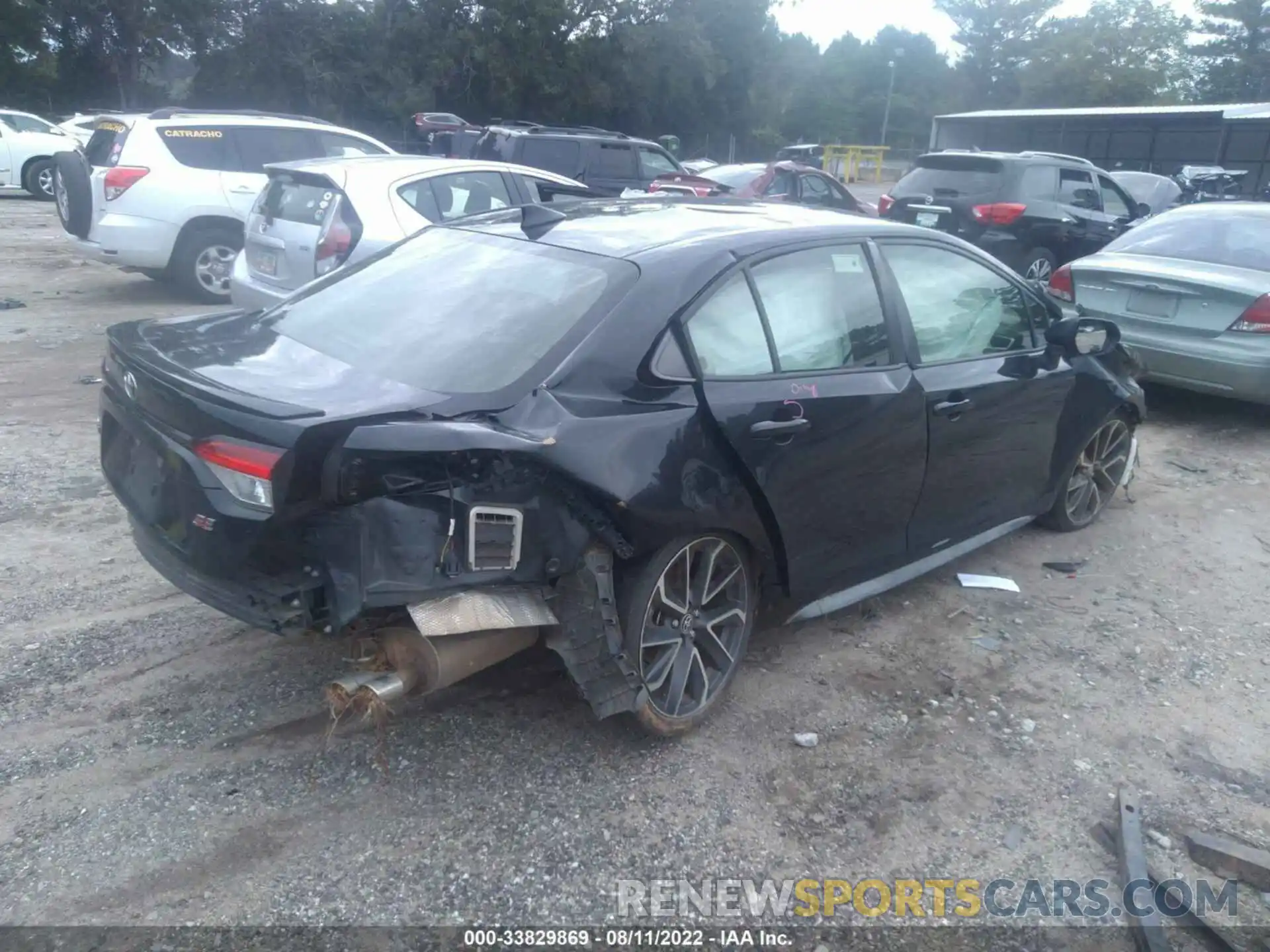 4 Photograph of a damaged car JTDS4MCE7MJ059316 TOYOTA COROLLA 2021