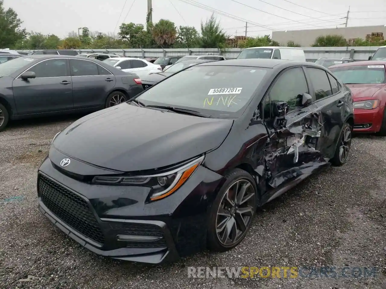 2 Photograph of a damaged car JTDS4MCE7MJ059963 TOYOTA COROLLA 2021