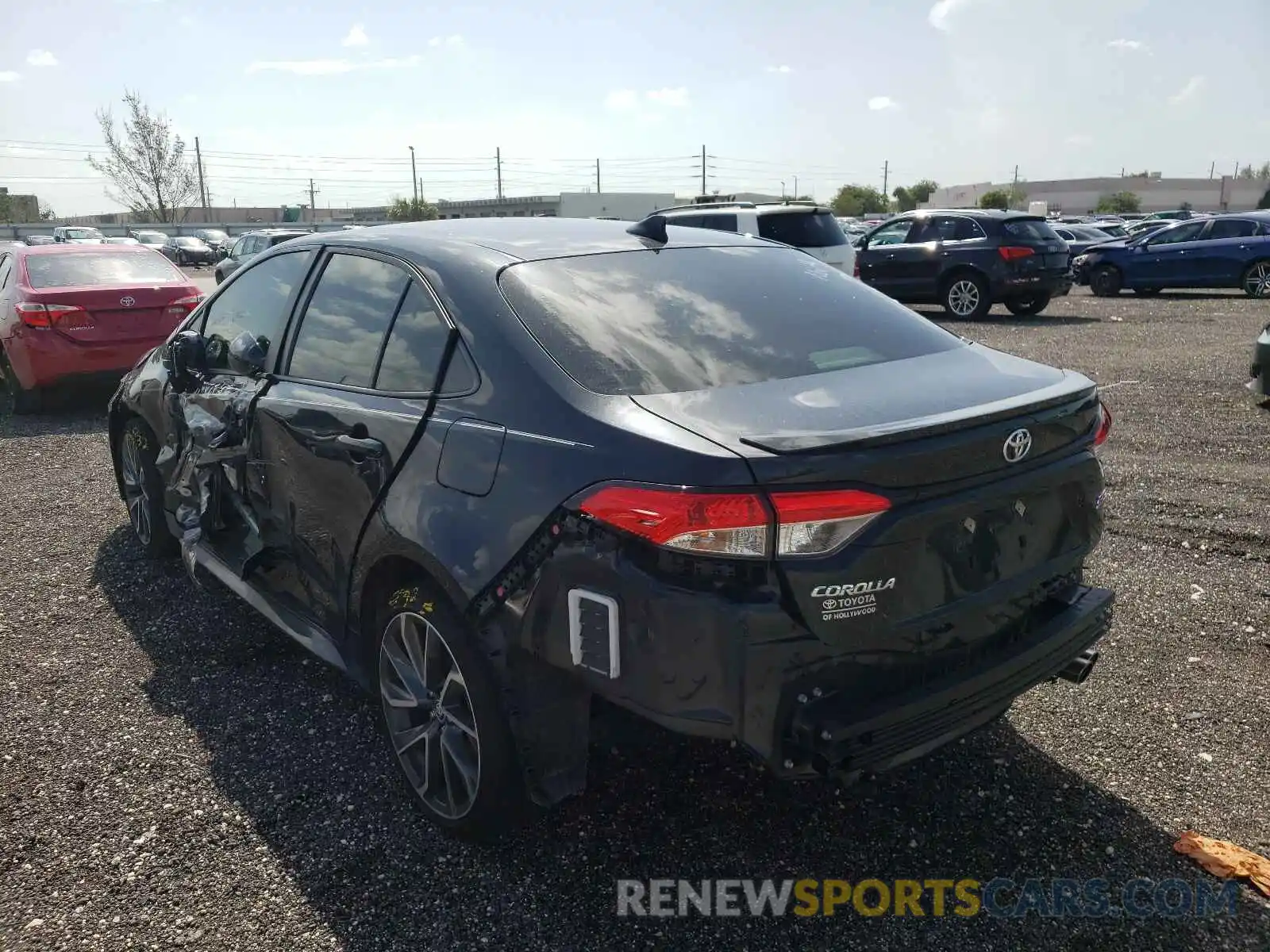 3 Photograph of a damaged car JTDS4MCE7MJ059963 TOYOTA COROLLA 2021