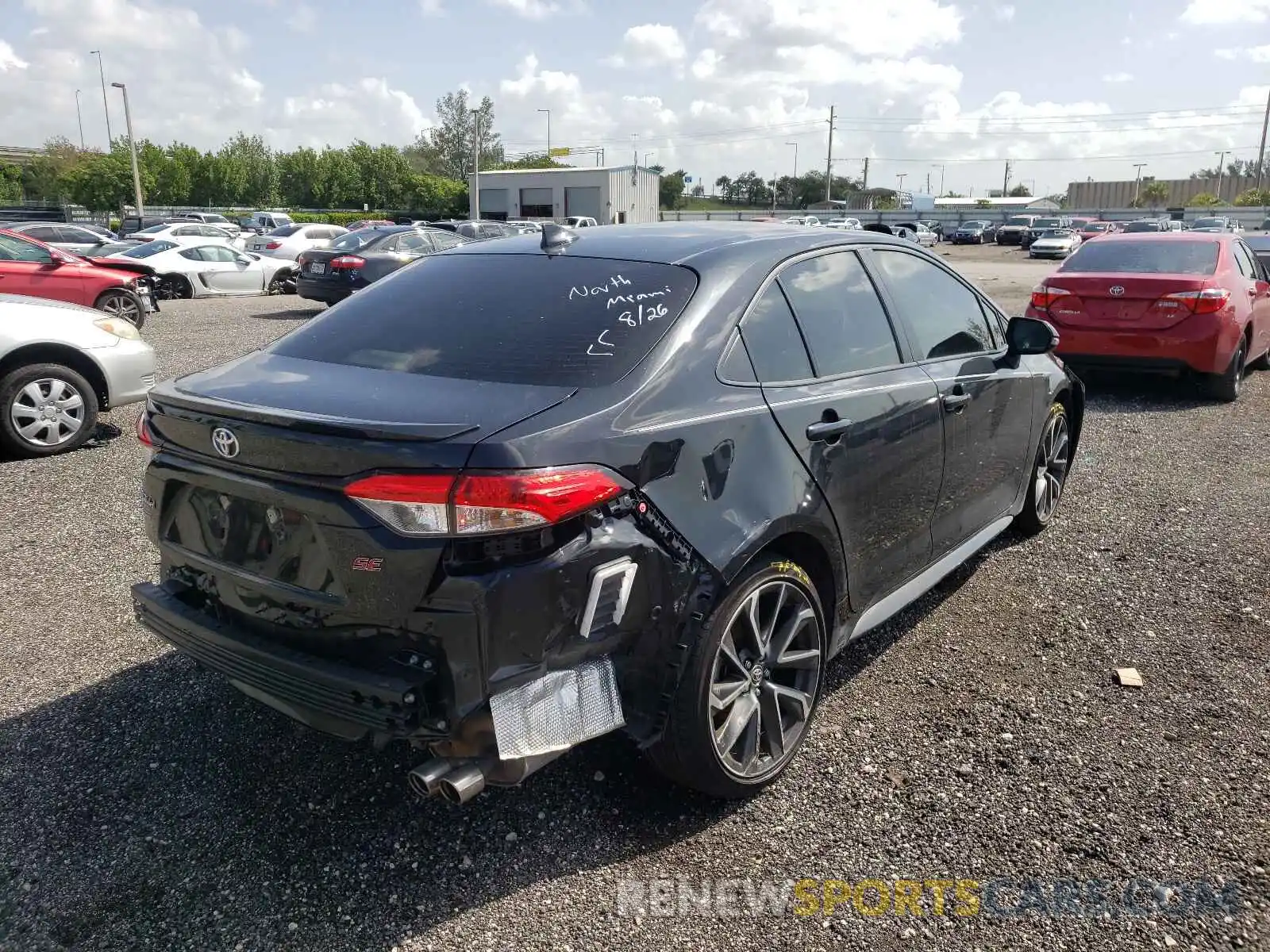 4 Photograph of a damaged car JTDS4MCE7MJ059963 TOYOTA COROLLA 2021