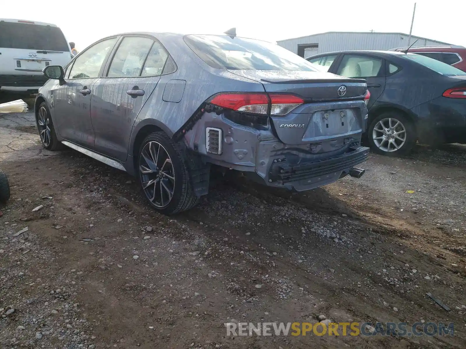 3 Photograph of a damaged car JTDS4MCE7MJ061079 TOYOTA COROLLA 2021