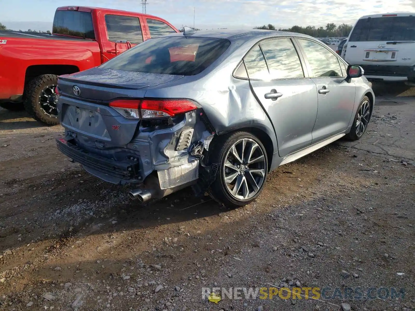 4 Photograph of a damaged car JTDS4MCE7MJ061079 TOYOTA COROLLA 2021