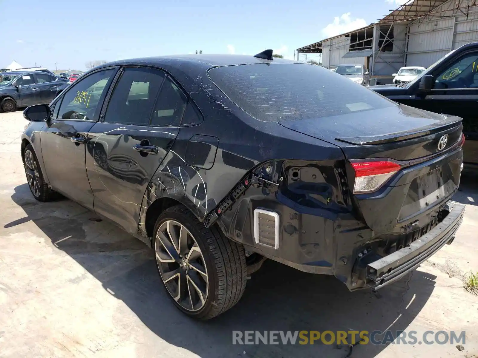 3 Photograph of a damaged car JTDS4MCE7MJ062491 TOYOTA COROLLA 2021