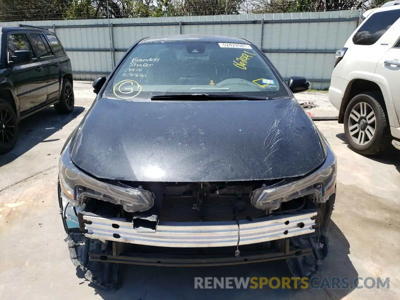 9 Photograph of a damaged car JTDS4MCE7MJ062491 TOYOTA COROLLA 2021