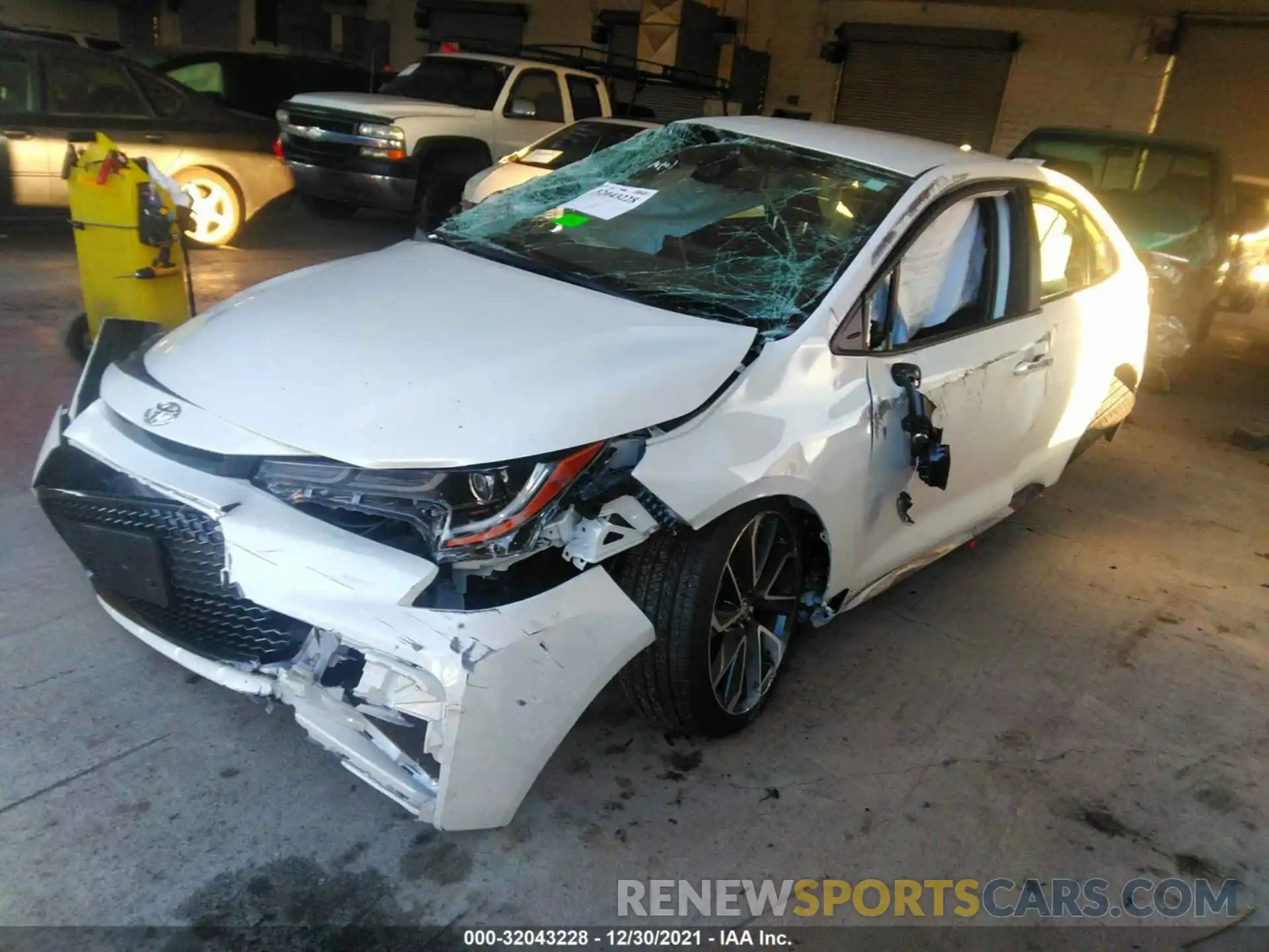 2 Photograph of a damaged car JTDS4MCE7MJ062569 TOYOTA COROLLA 2021