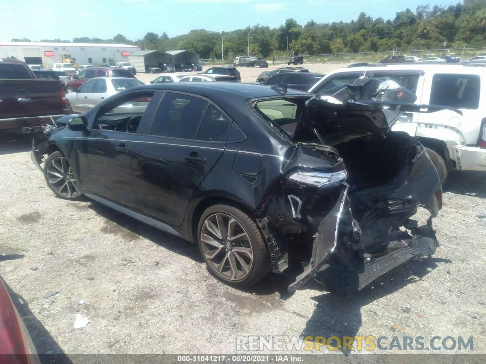 3 Photograph of a damaged car JTDS4MCE7MJ063785 TOYOTA COROLLA 2021