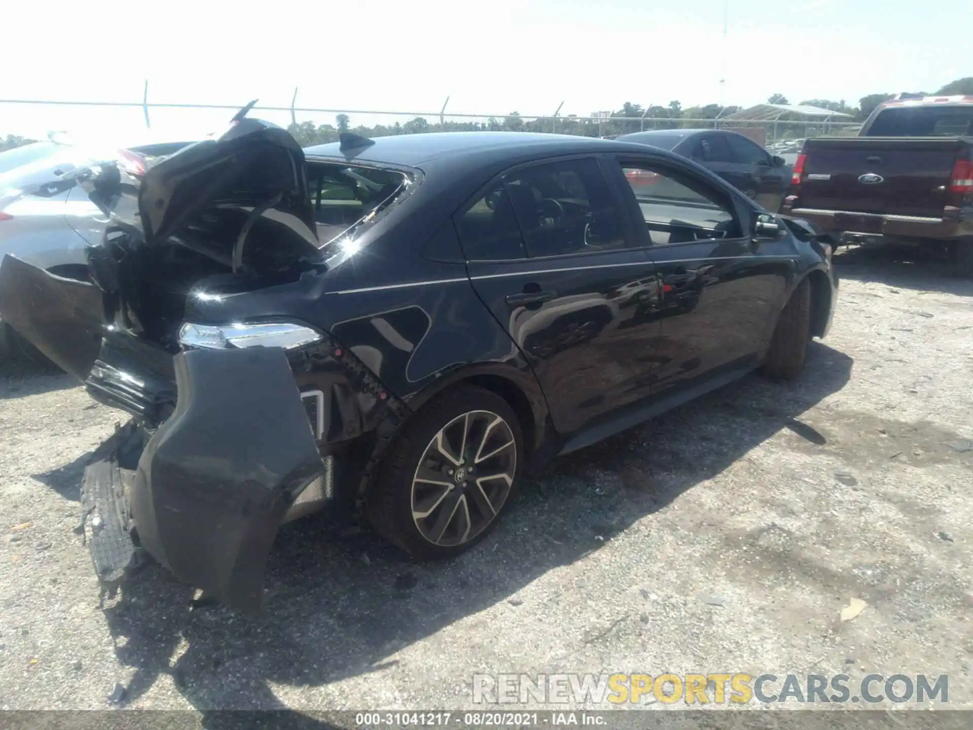 4 Photograph of a damaged car JTDS4MCE7MJ063785 TOYOTA COROLLA 2021