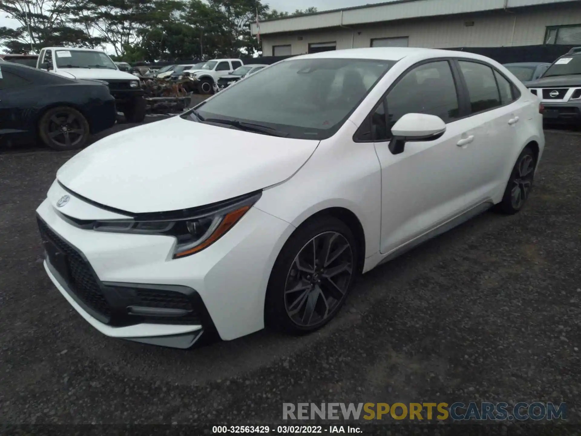 2 Photograph of a damaged car JTDS4MCE7MJ063916 TOYOTA COROLLA 2021