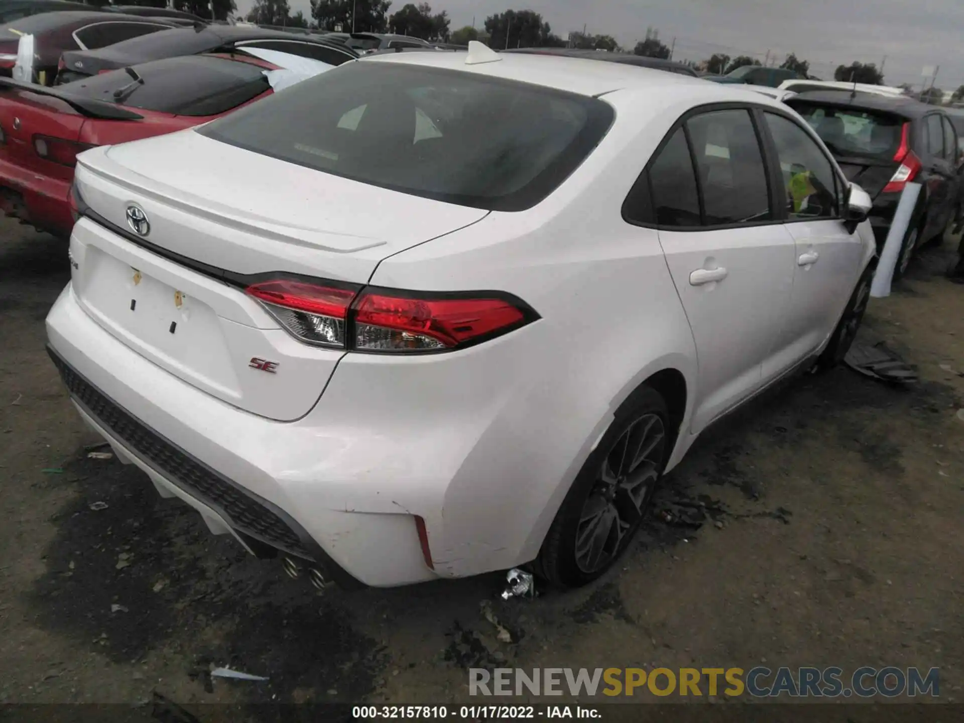 4 Photograph of a damaged car JTDS4MCE7MJ063978 TOYOTA COROLLA 2021