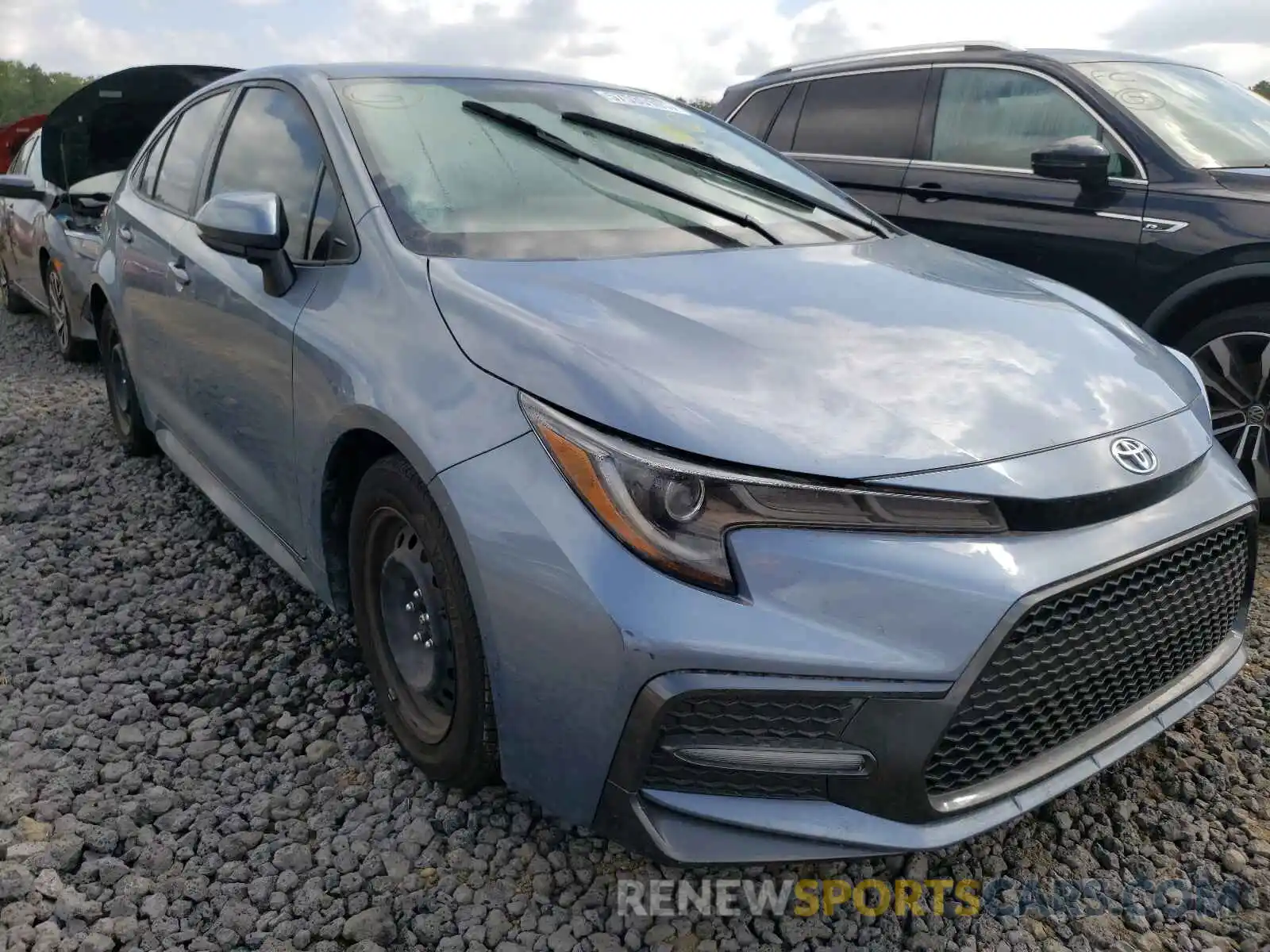 1 Photograph of a damaged car JTDS4MCE7MJ065164 TOYOTA COROLLA 2021