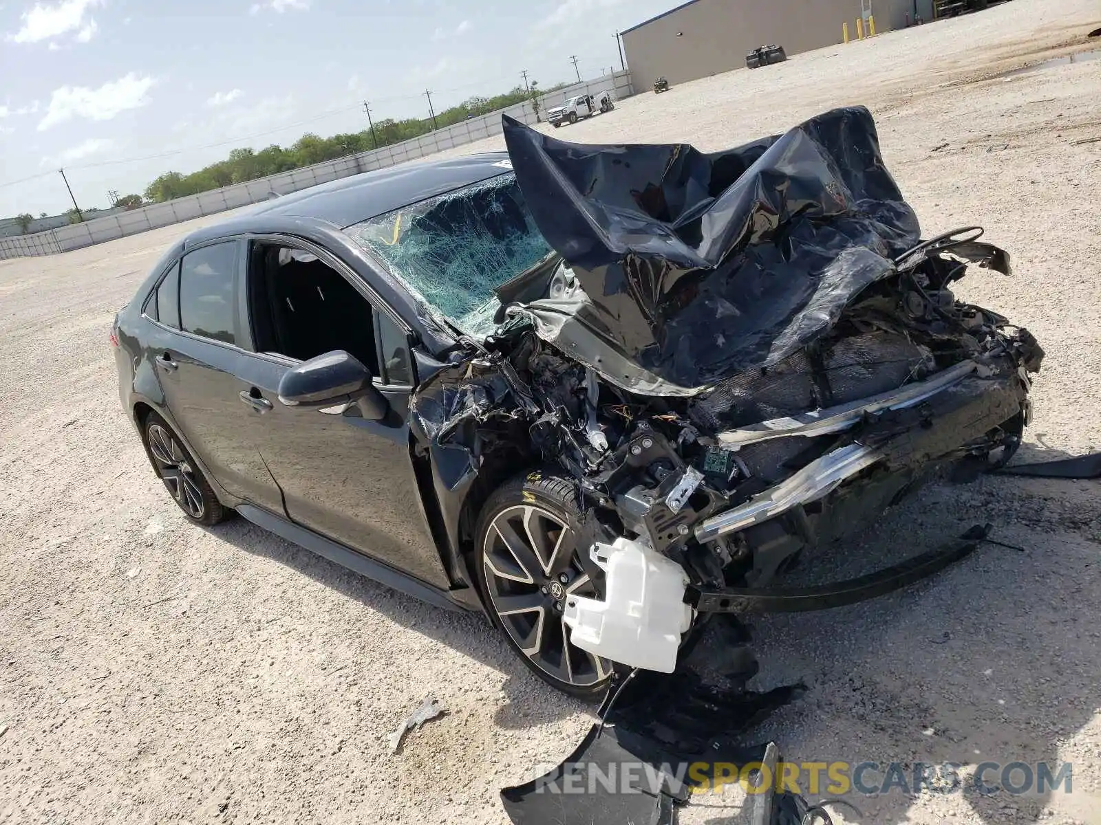 1 Photograph of a damaged car JTDS4MCE7MJ065228 TOYOTA COROLLA 2021