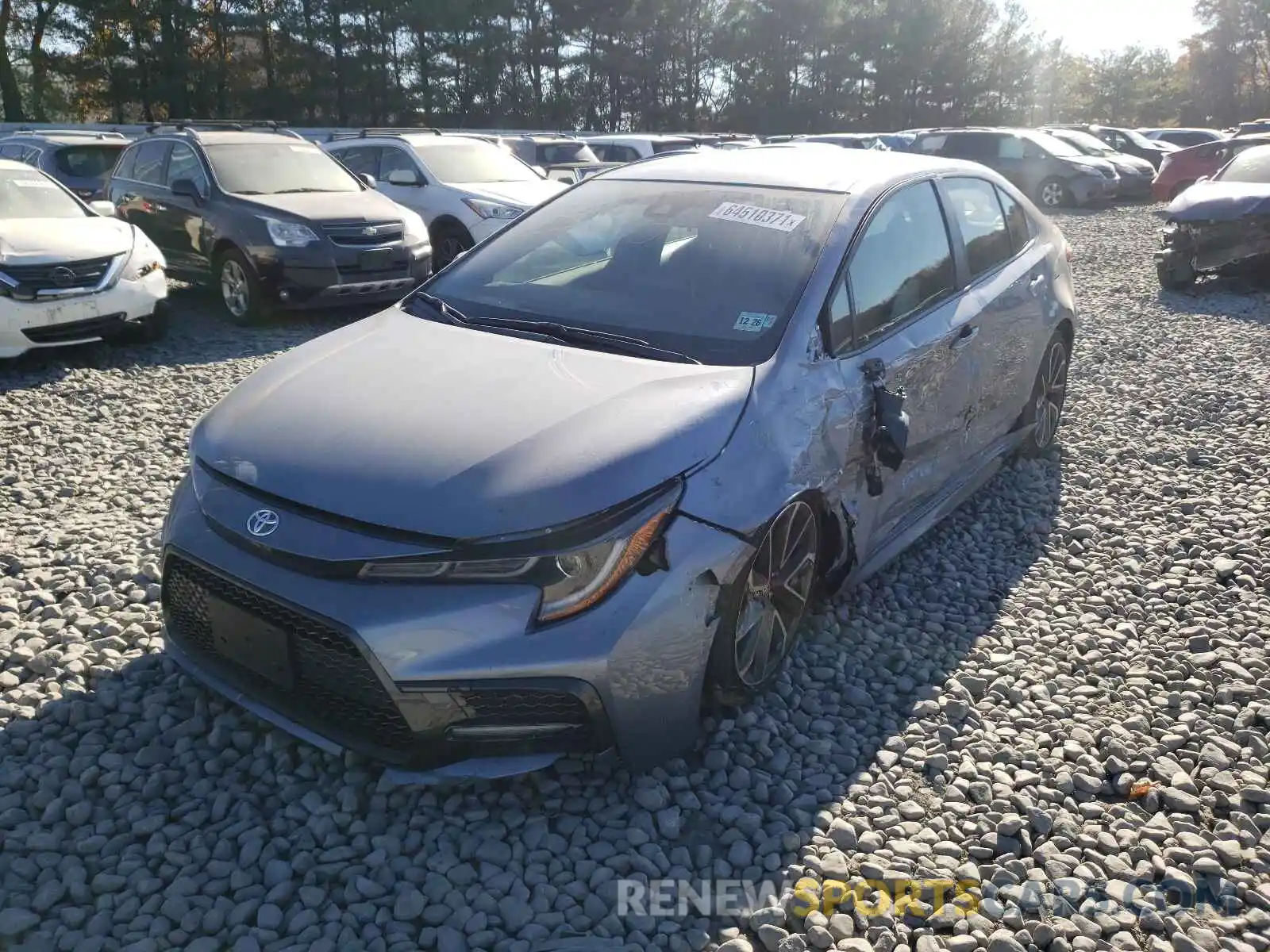 2 Photograph of a damaged car JTDS4MCE7MJ066069 TOYOTA COROLLA 2021