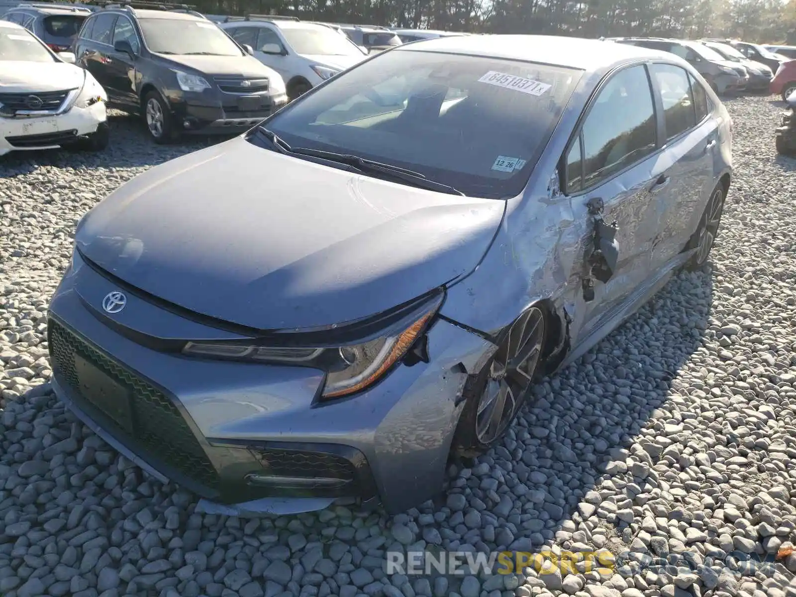 9 Photograph of a damaged car JTDS4MCE7MJ066069 TOYOTA COROLLA 2021