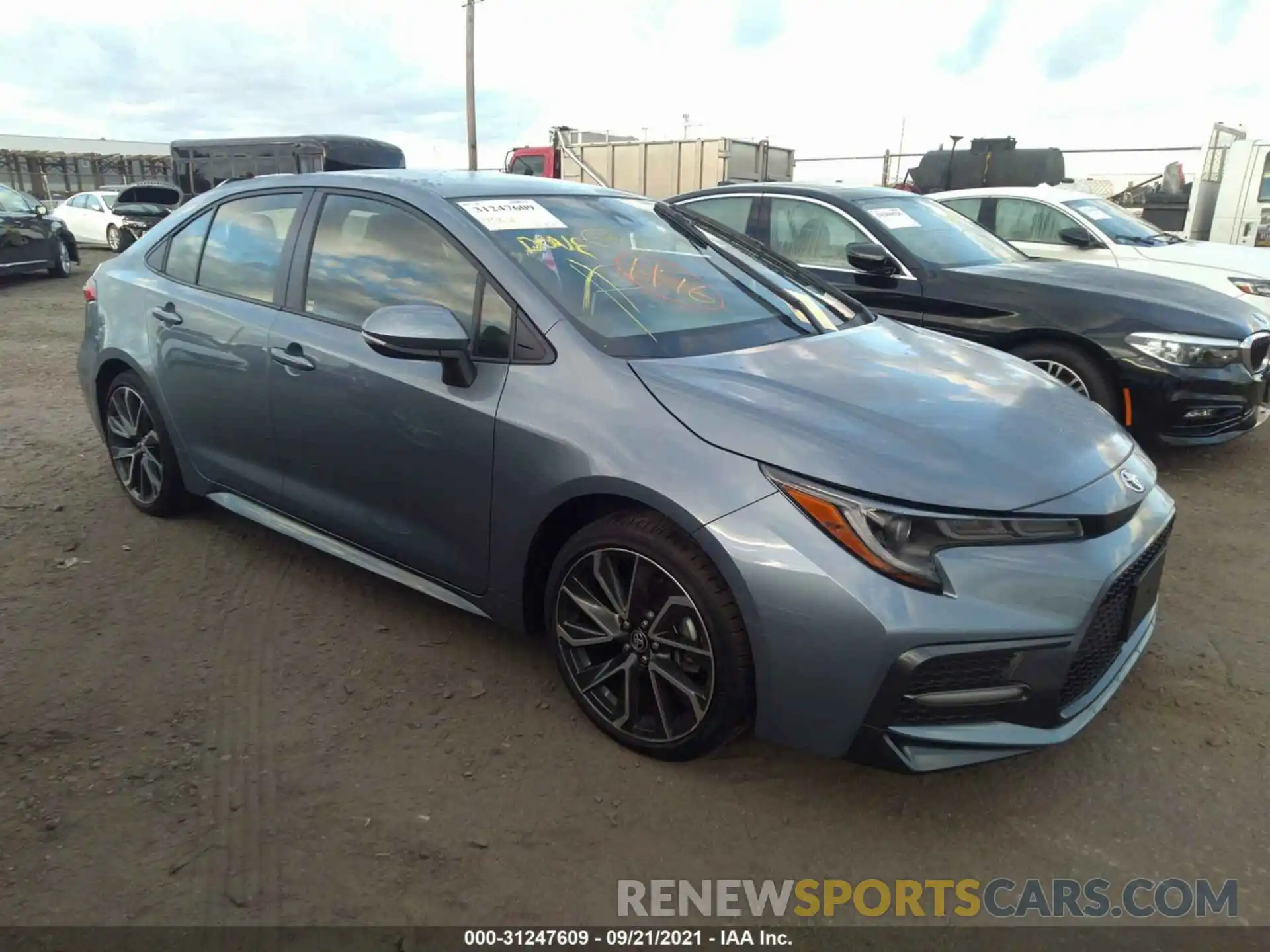 1 Photograph of a damaged car JTDS4MCE7MJ066203 TOYOTA COROLLA 2021