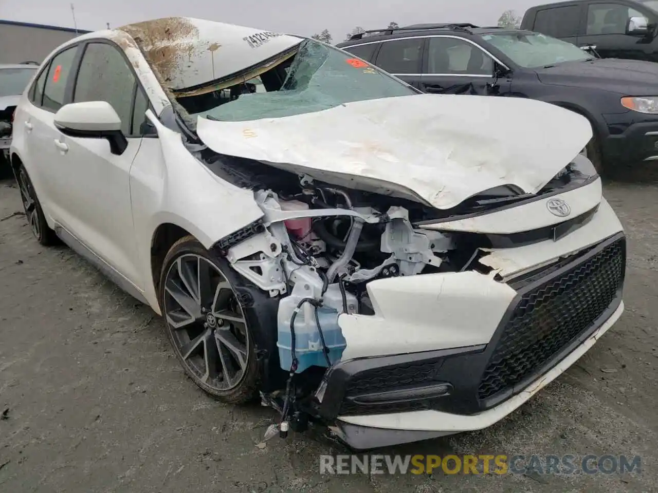 1 Photograph of a damaged car JTDS4MCE7MJ067741 TOYOTA COROLLA 2021